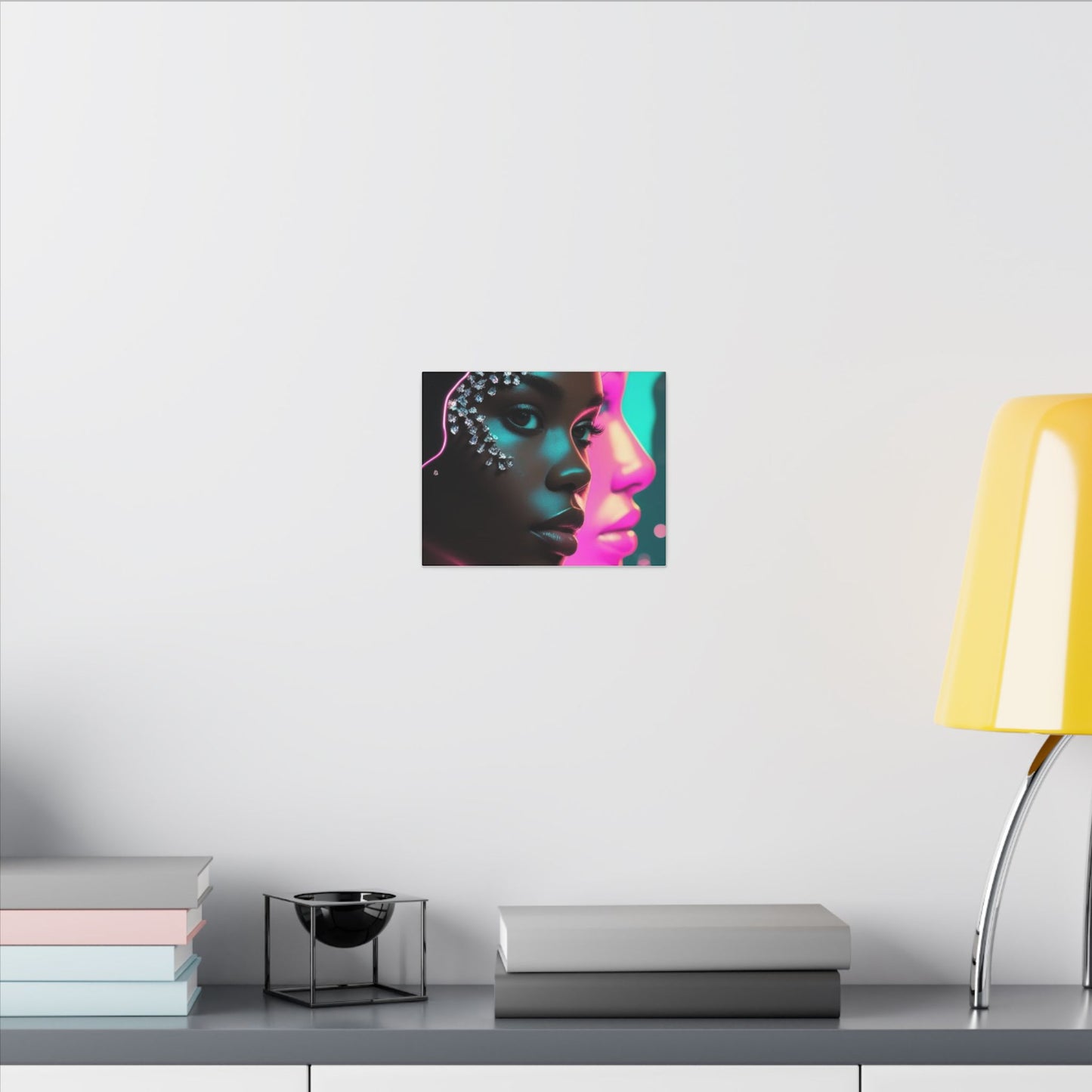 Vibrant Art Canvas Print, Wall Decor, Home Office Art, Unique Gift, Modern Design, Colorful Wall Hanging