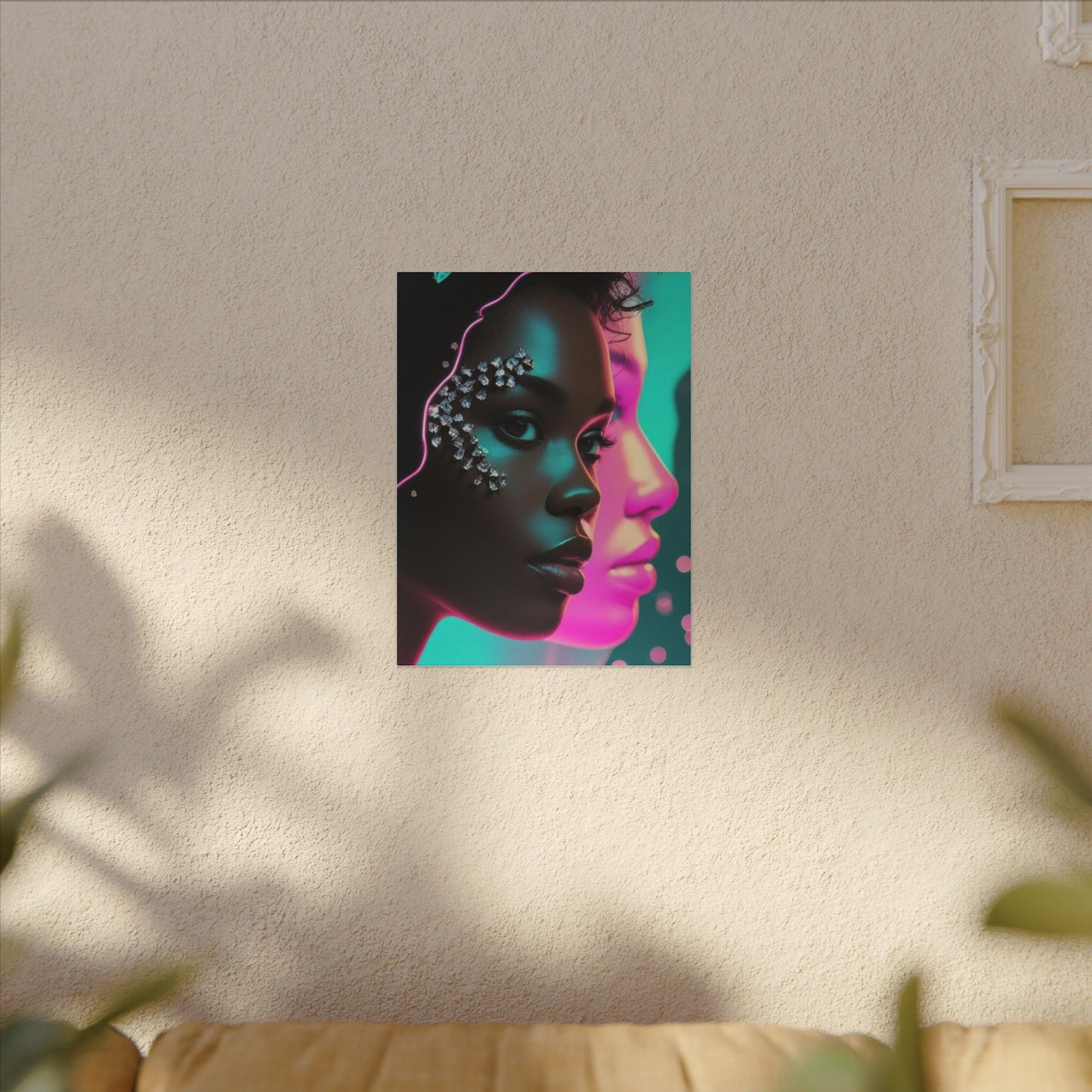 Vibrant Art Canvas Print, Wall Decor, Home Office Art, Unique Gift, Modern Design, Colorful Wall Hanging