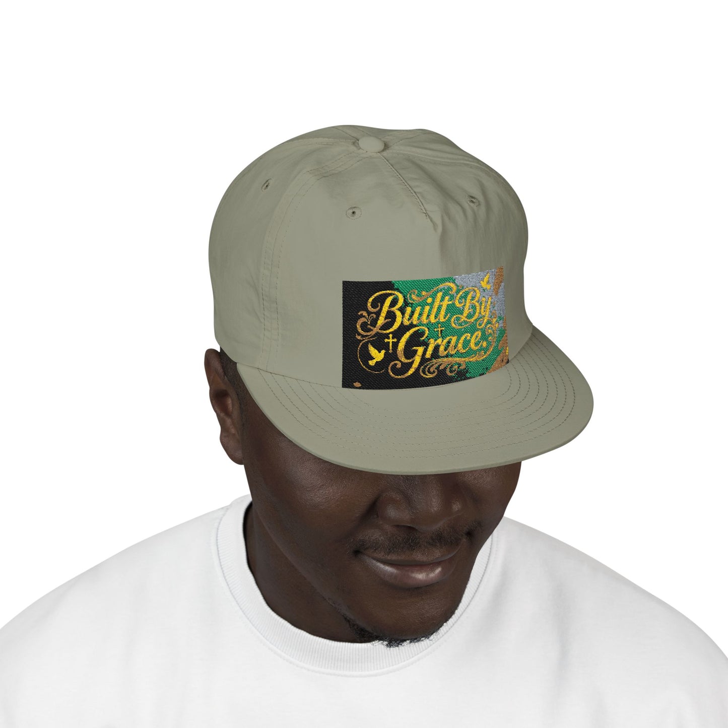 Built By Grace Surf Cap – Sequin Patch Beach Hat