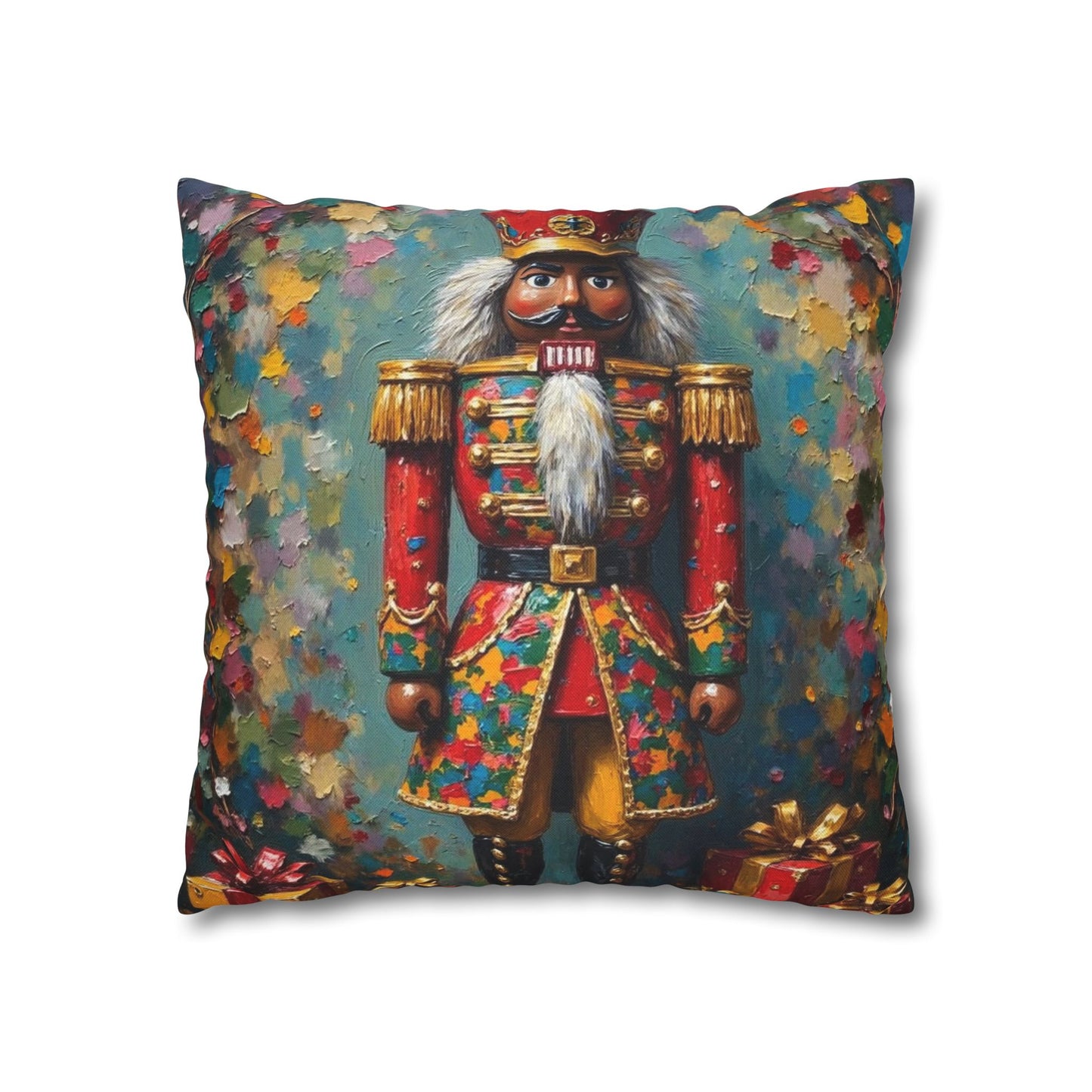 Nutcracker Decorative Pillow, Holiday Home Decor, Christmas Throw Pillow, Festive Cushion, Seasonal Accent Pillow, Gift Idea