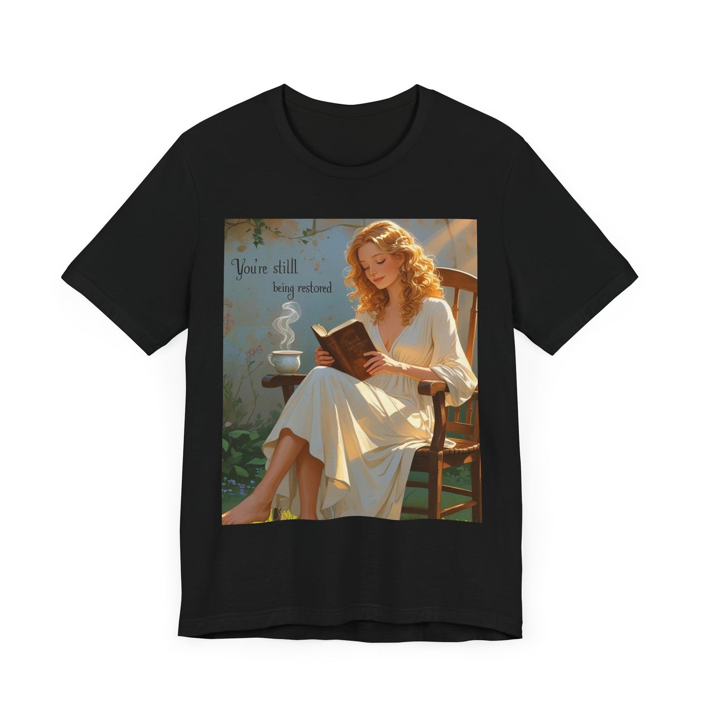 Relaxed Reading Tee - Vintage Aesthetic Tee, Book Lover Gift, Casual Wear, Literary Shirt, Cozy Fashion, women empowerment