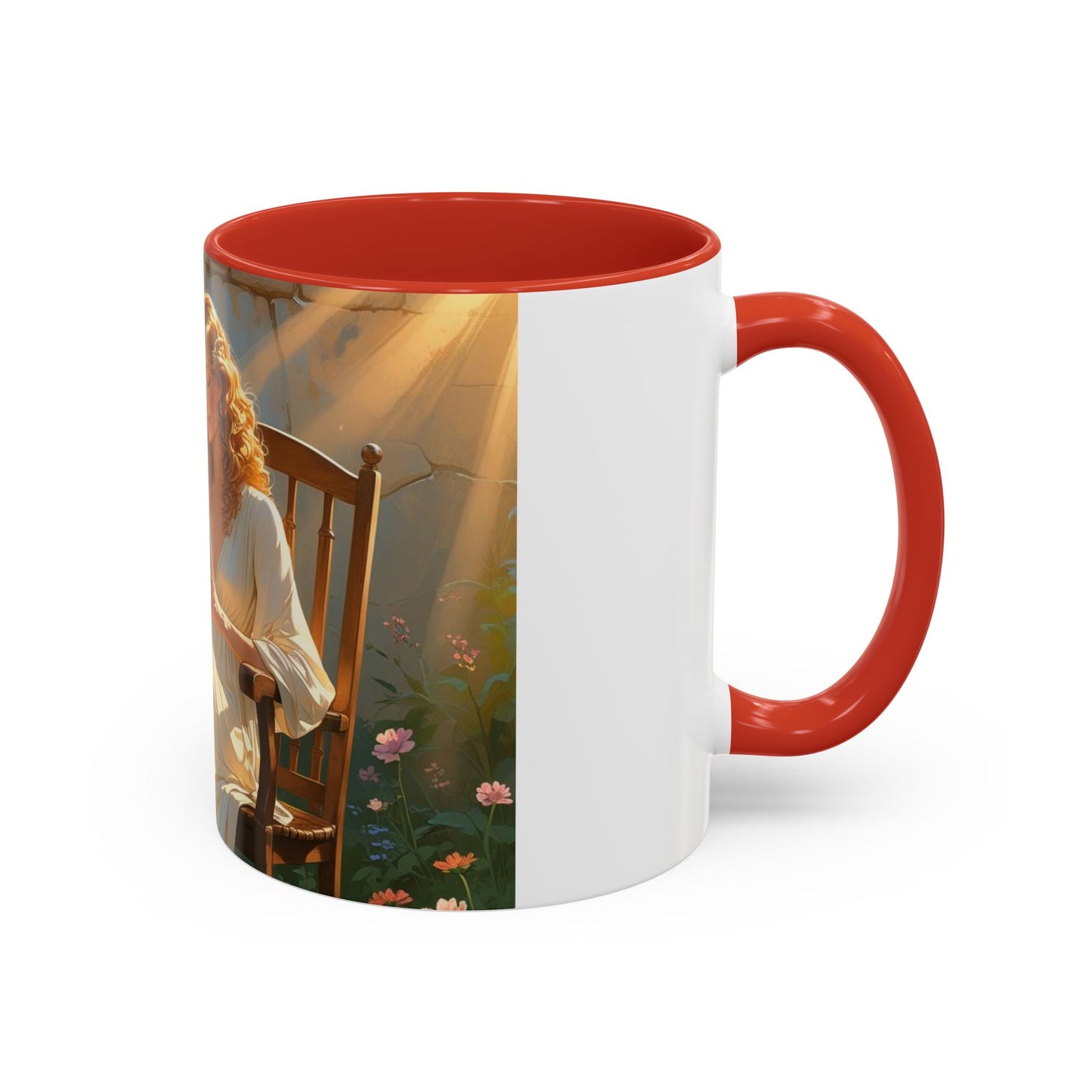 Accent Coffee Mug with Inspirational Design, Cozy Gift for Readers, Perfect for Relaxation, Home Decor, Warm Beverage Lover