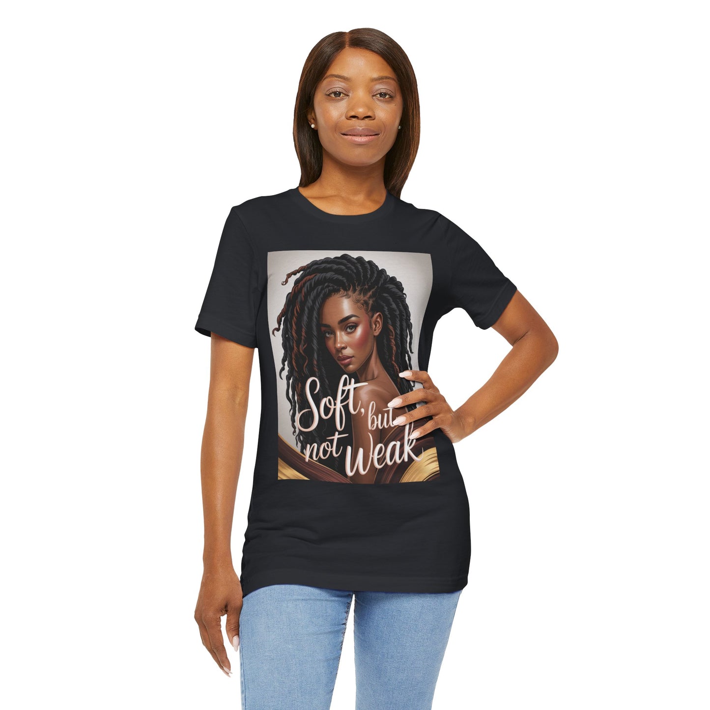 Empowering Unisex Tee - 'Soft, but not Weak' Graphic T-Shirt, Motivational Apparel, Inspirational Gift, Self-Love Statement Top, [...]