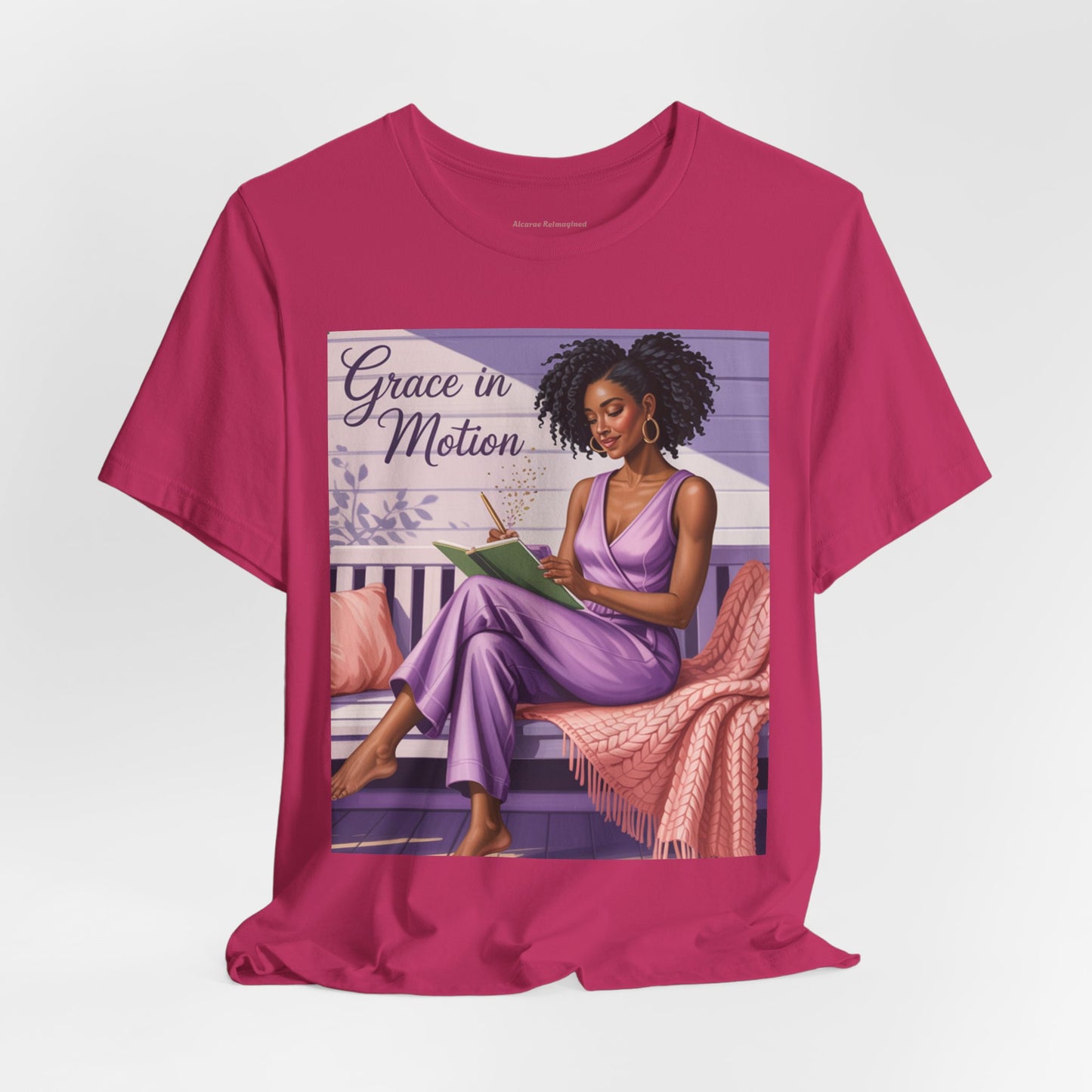 Grace in Motion Unisex Jersey Tee - Empowering Art for Relaxation and Self-Care