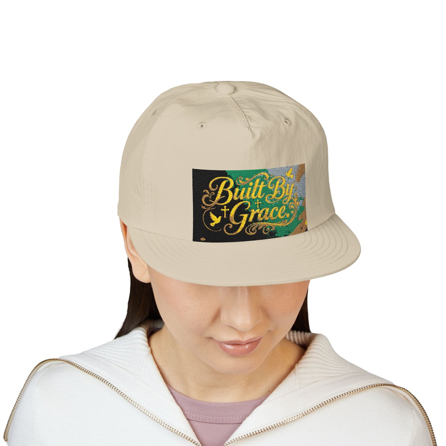 Built By Grace Surf Cap – Sequin Patch Beach Hat