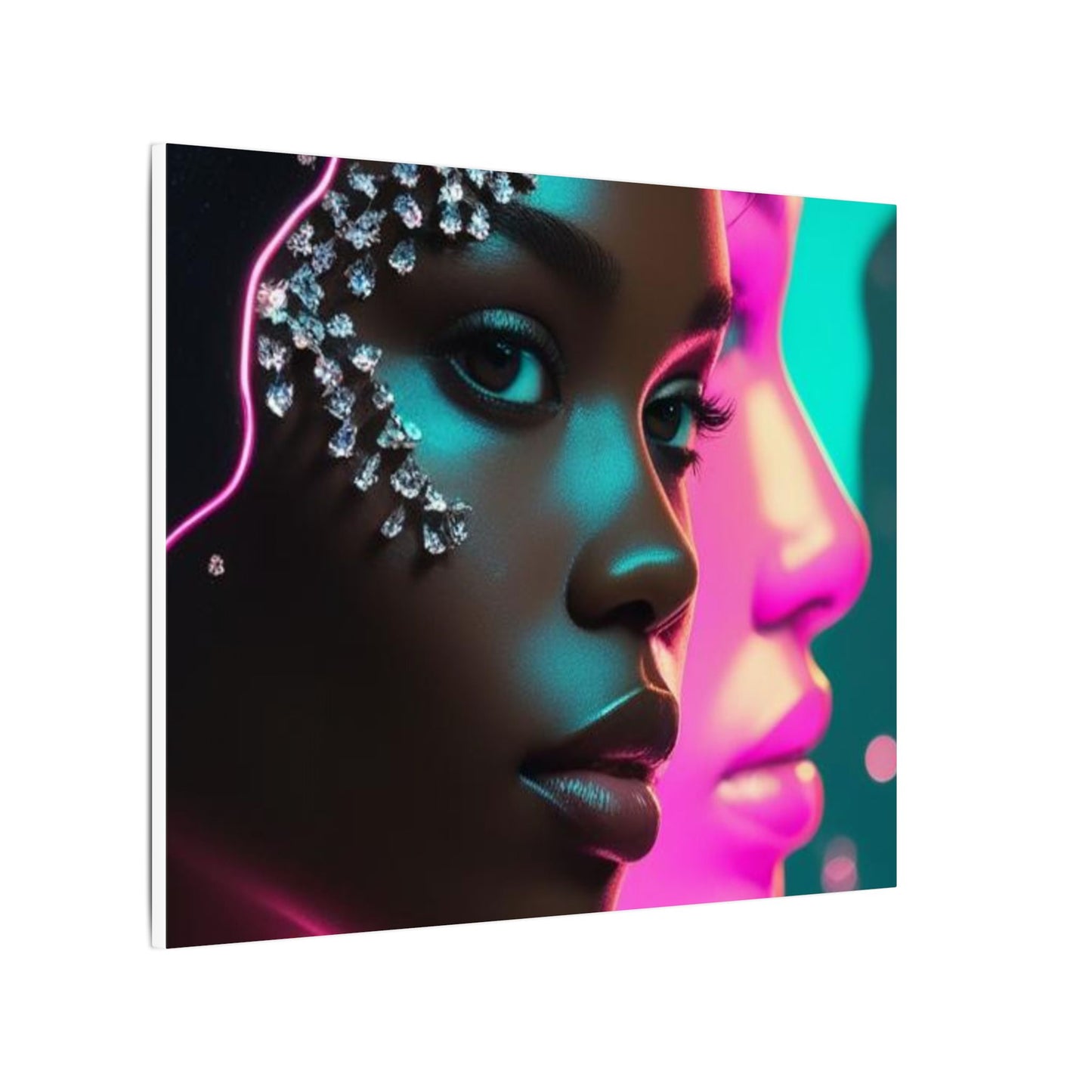 Vibrant Art Canvas Print, Wall Decor, Home Office Art, Unique Gift, Modern Design, Colorful Wall Hanging