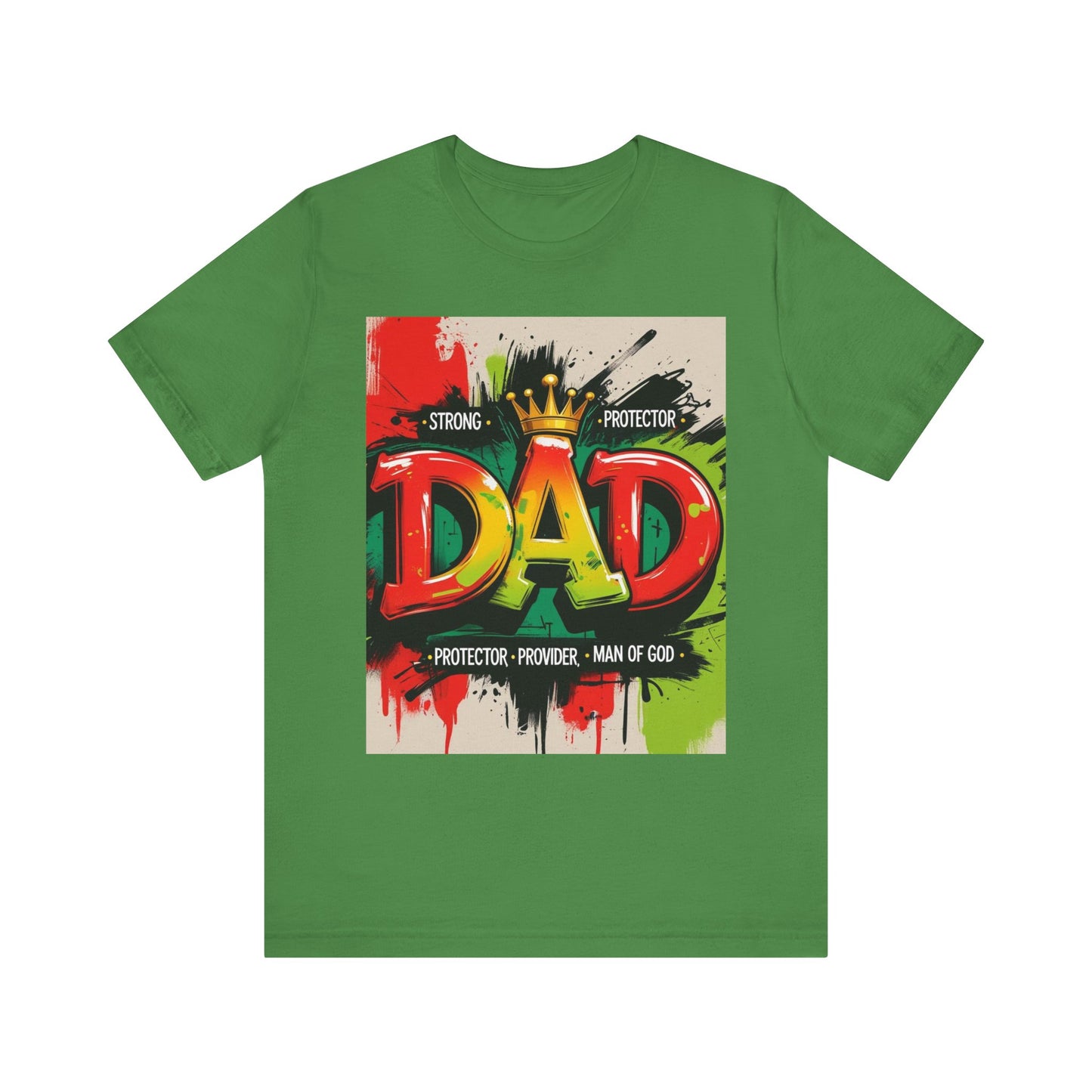 Strong Protector Dad Tee, Father's Day Gift, Dad T-Shirt, Spiritual Dad Shirt, Family Streetwear, Casual Gift for Him