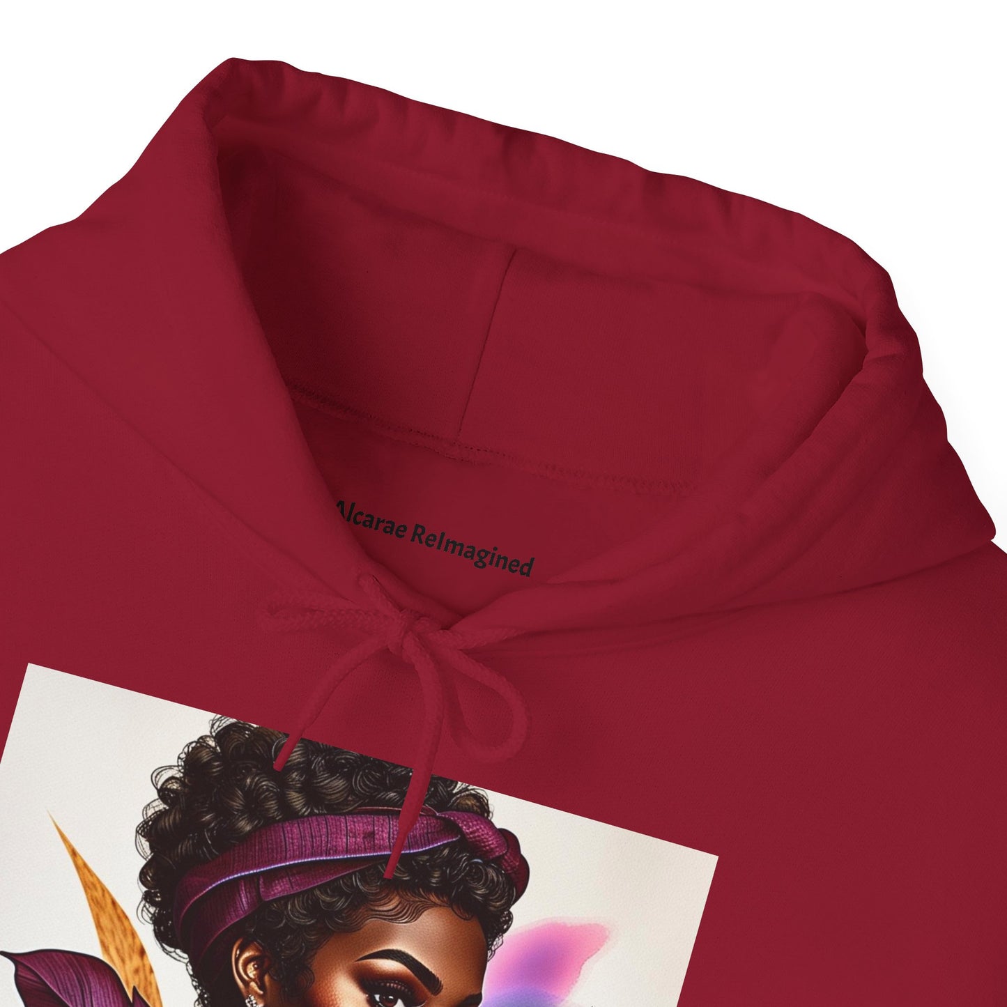 Vibrant Art Hoodie, Unique Sweatshirt, Cozy Women’s Top, Stylish Gift for Her, Black Artist Design