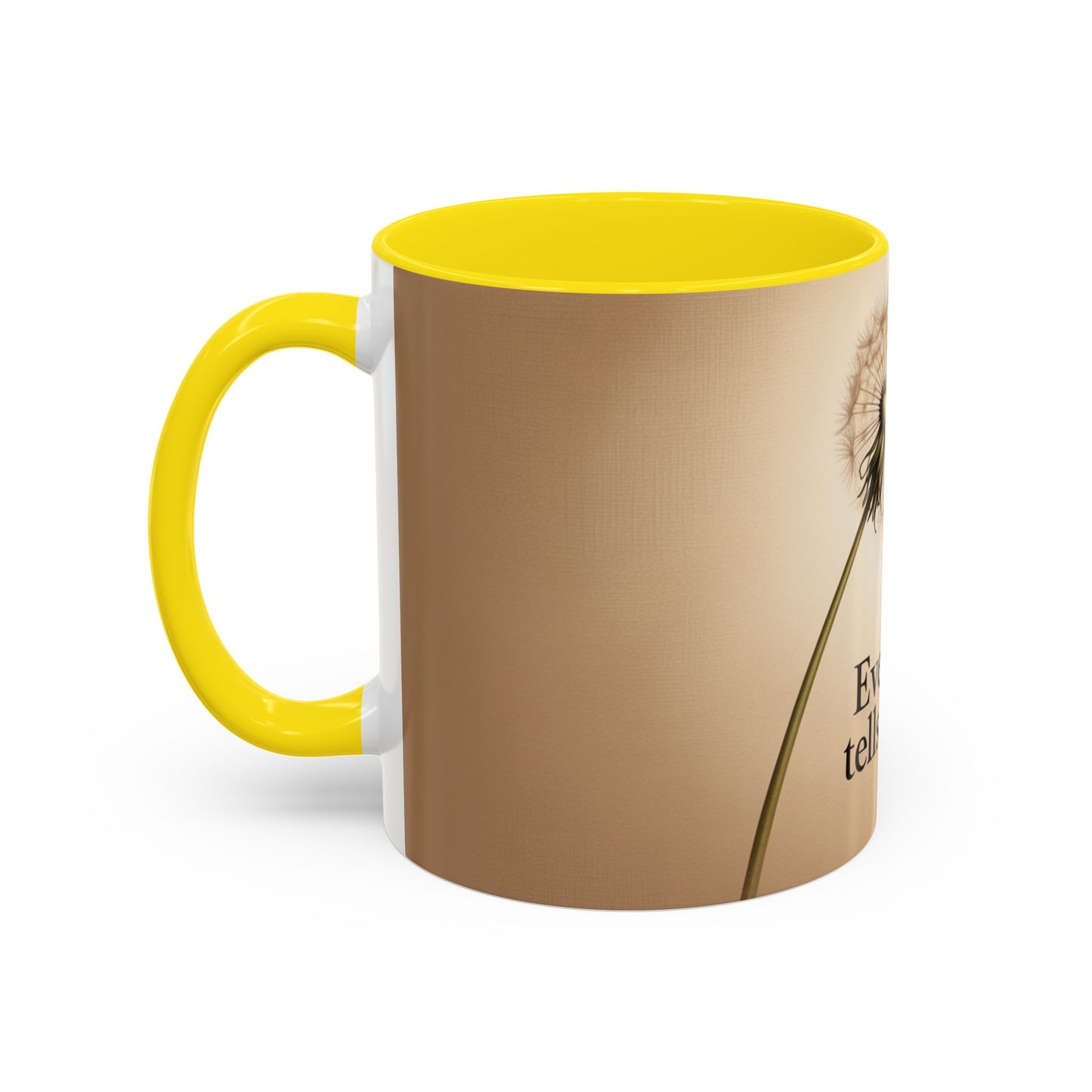 Dandelion Scar Inspirational Coffee Mug - Every Scar Tells a Story - 11/15oz