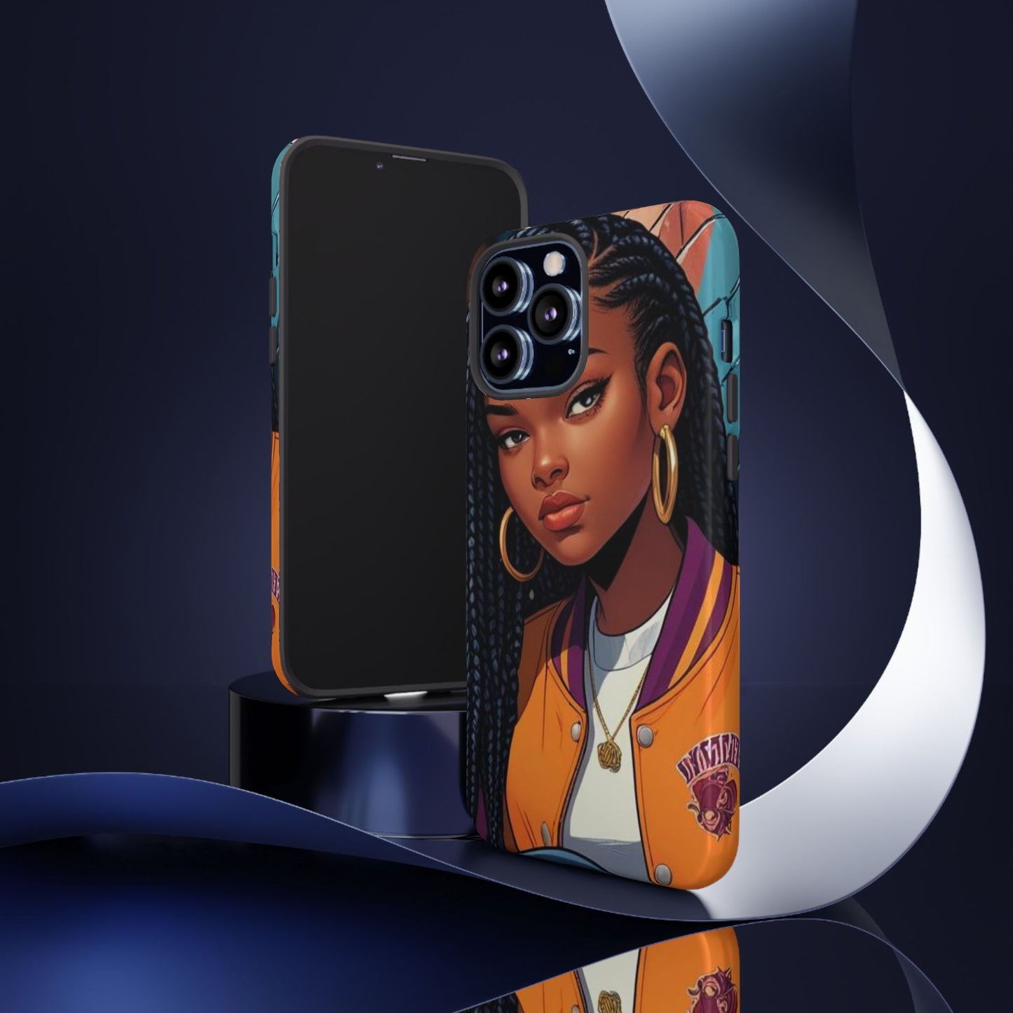 Stylish Phone Case - Urban Vibe, Tough Cases, Unique Artwork, Gifts for Teens, Trendy Accessories, Phone Protection, Girls