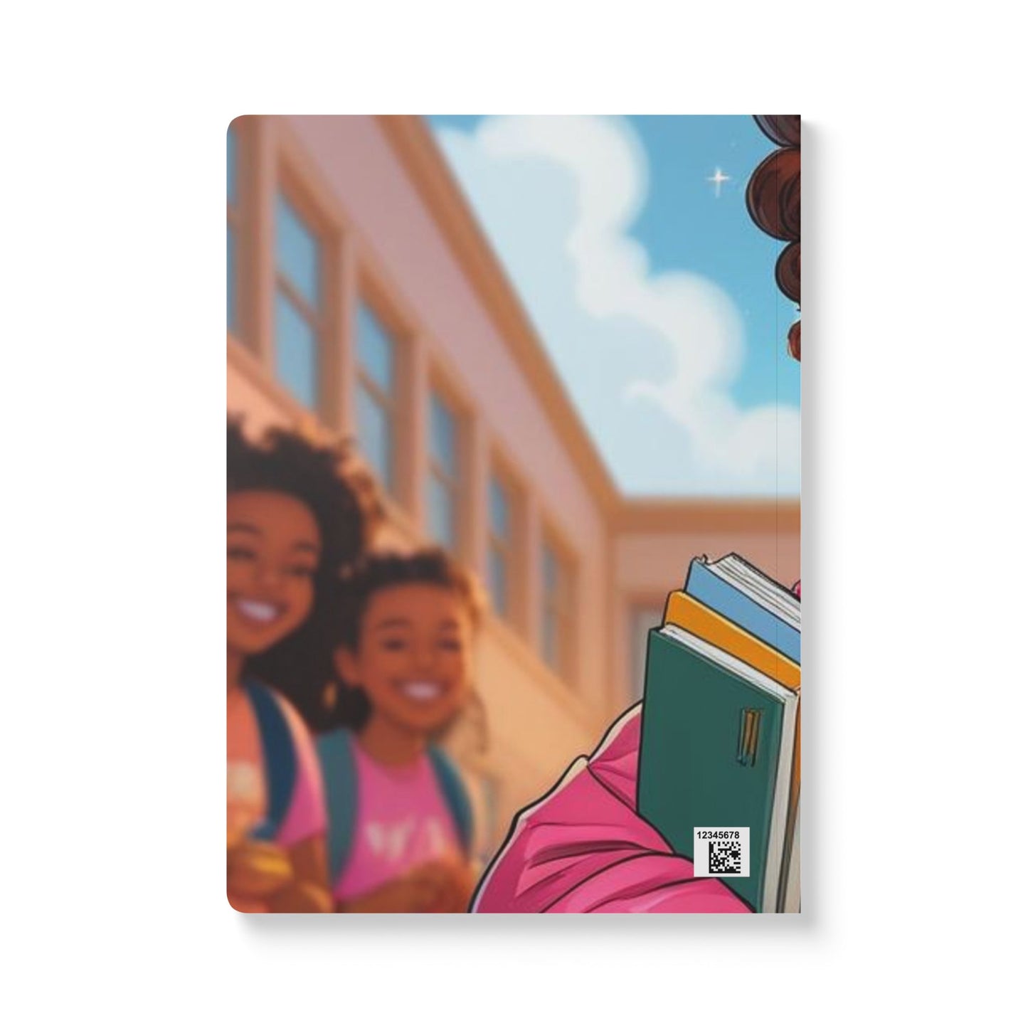 Trendy Softcover Journal for Teens, Unbothered Spirit, Cute Stationery, Back to School Essentials, Motivational Gift, Everyday Use