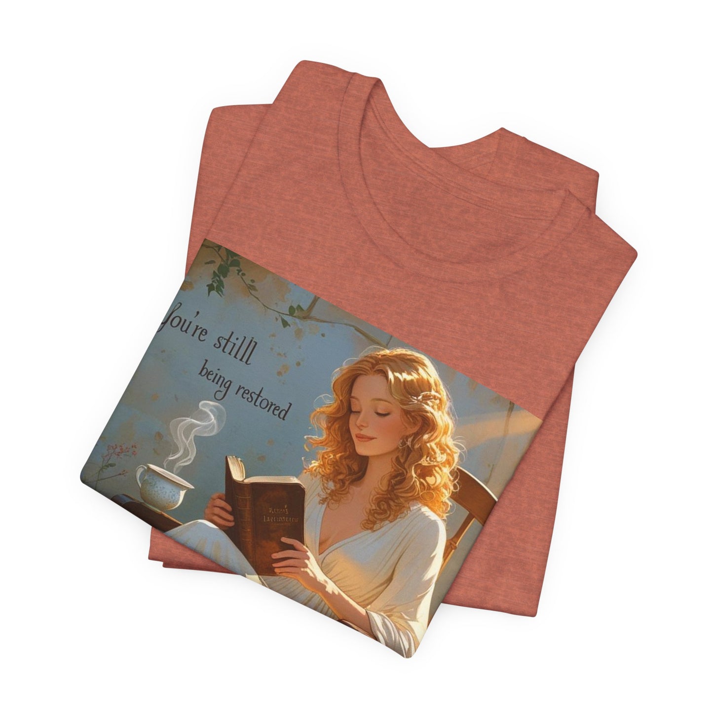 Relaxed Reading Tee - Vintage Aesthetic Tee, Book Lover Gift, Casual Wear, Literary Shirt, Cozy Fashion, women empowerment