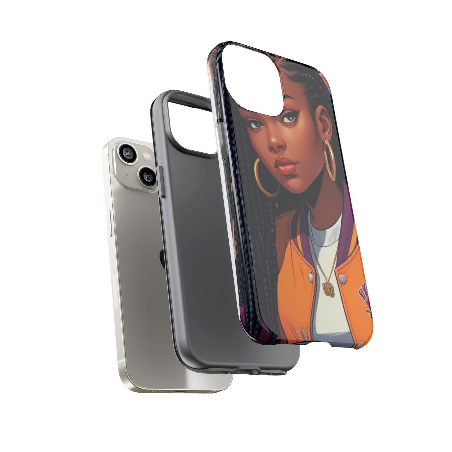 Stylish Phone Case - Urban Vibe, Tough Cases, Unique Artwork, Gifts for Teens, Trendy Accessories, Phone Protection, Girls