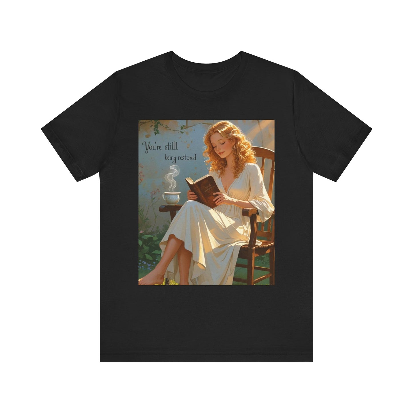 Relaxed Reading Tee - Vintage Aesthetic Tee, Book Lover Gift, Casual Wear, Literary Shirt, Cozy Fashion, women empowerment