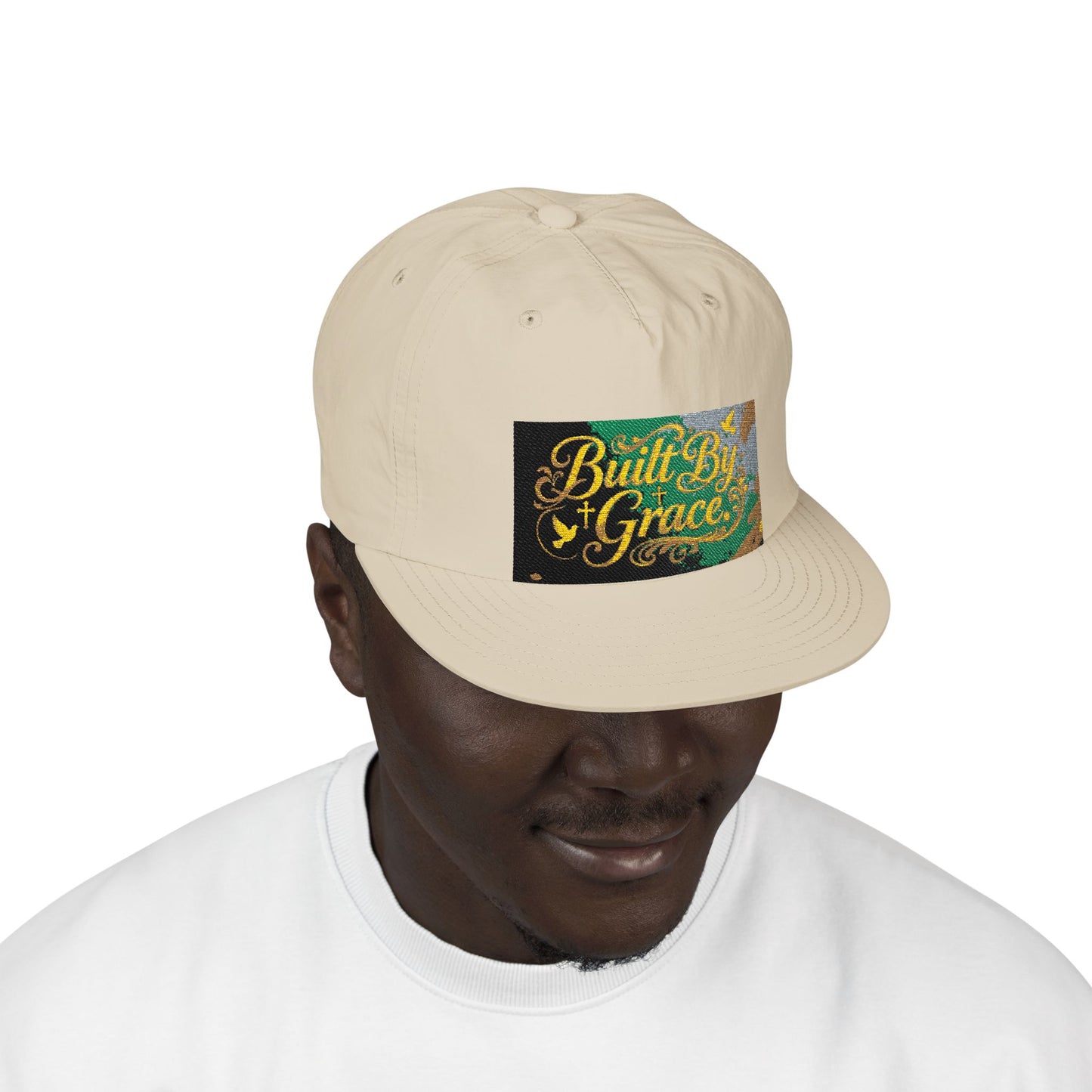 Built By Grace Surf Cap – Sequin Patch Beach Hat