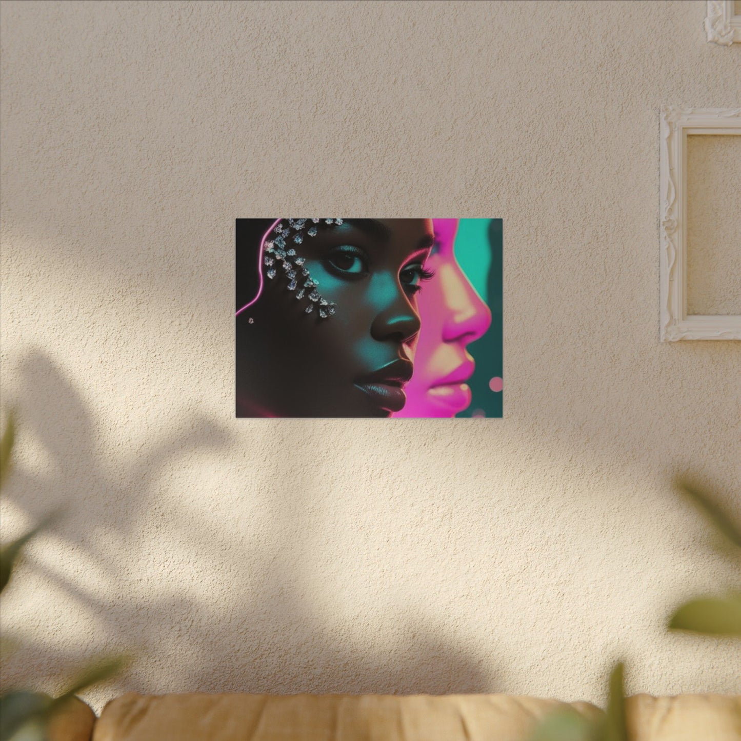 Vibrant Art Canvas Print, Wall Decor, Home Office Art, Unique Gift, Modern Design, Colorful Wall Hanging