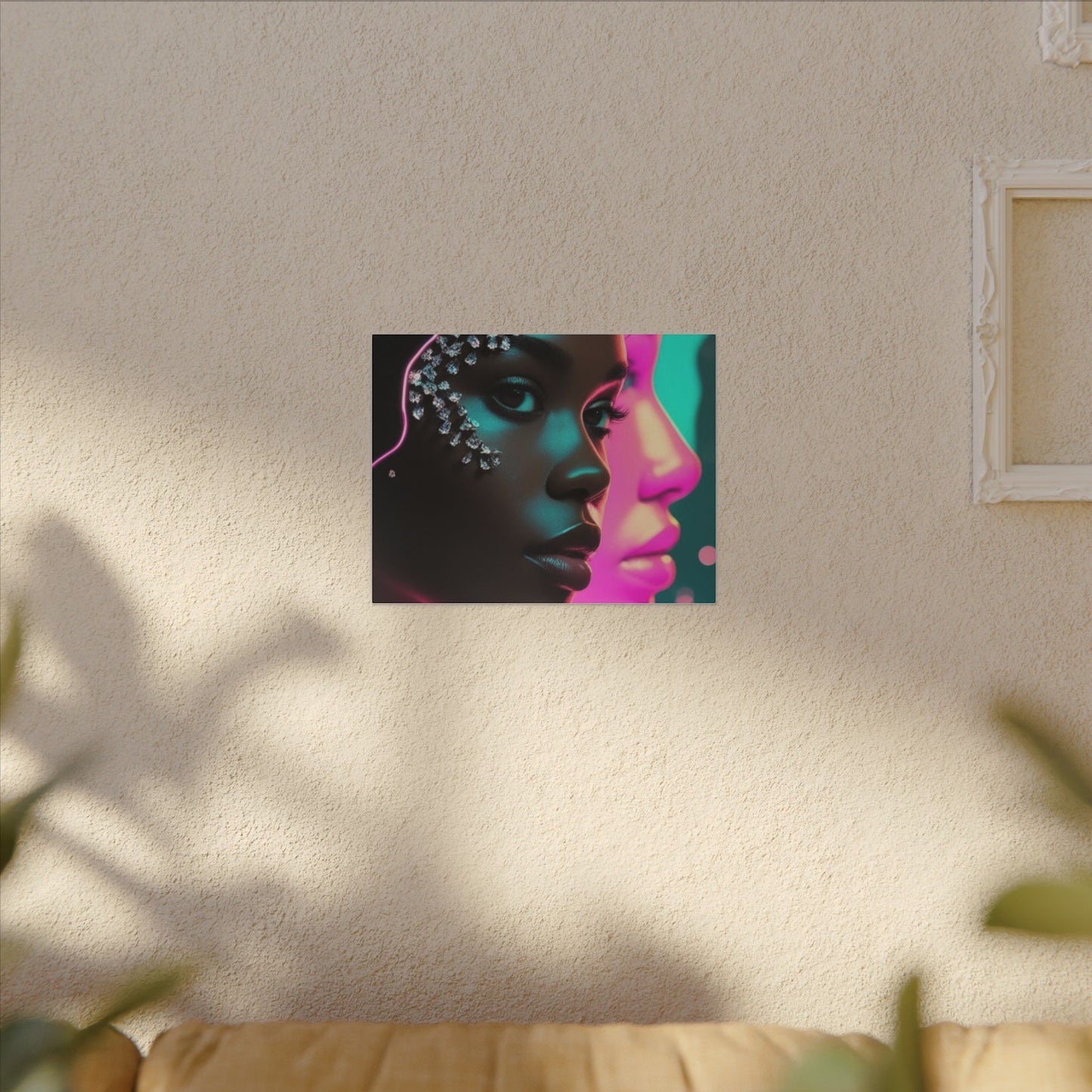 Vibrant Art Canvas Print, Wall Decor, Home Office Art, Unique Gift, Modern Design, Colorful Wall Hanging