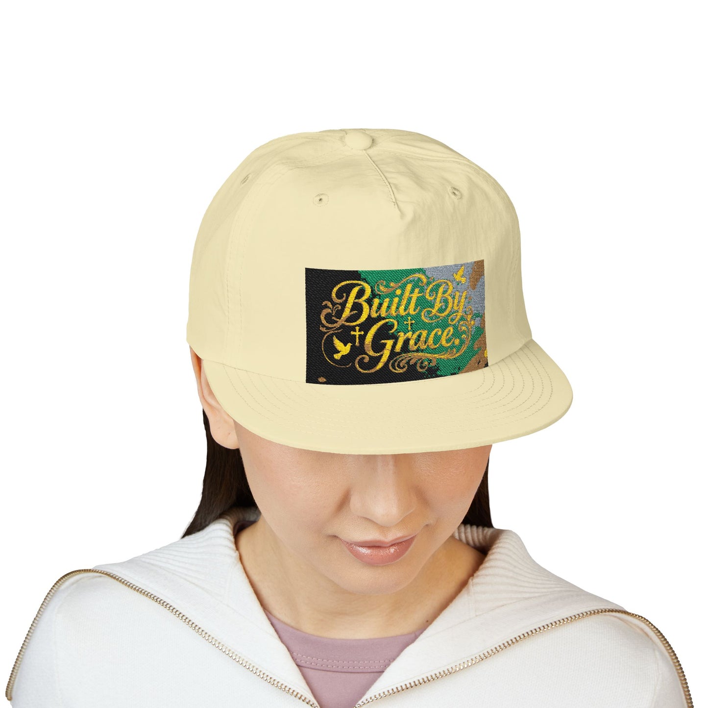 Built By Grace Surf Cap – Sequin Patch Beach Hat