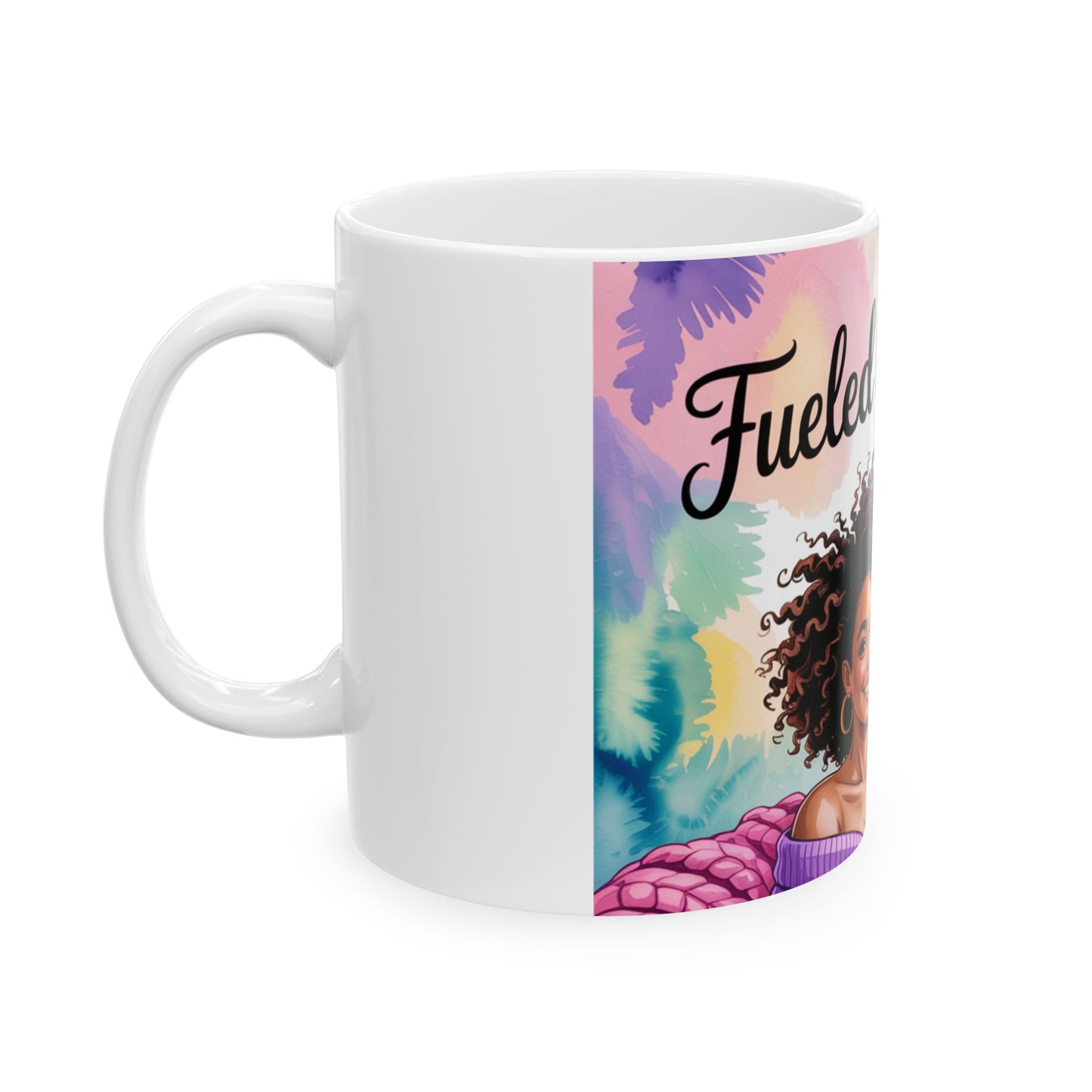 Fueled by Grace and Coffee Ceramic Mug - 11oz & 15oz