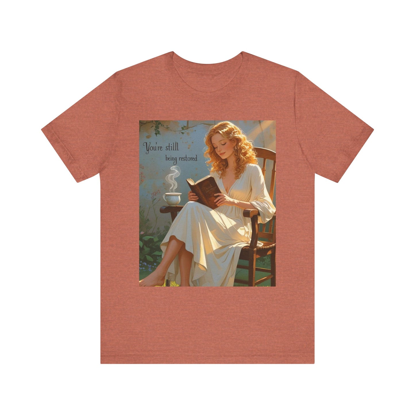 Relaxed Reading Tee - Vintage Aesthetic Tee, Book Lover Gift, Casual Wear, Literary Shirt, Cozy Fashion, women empowerment