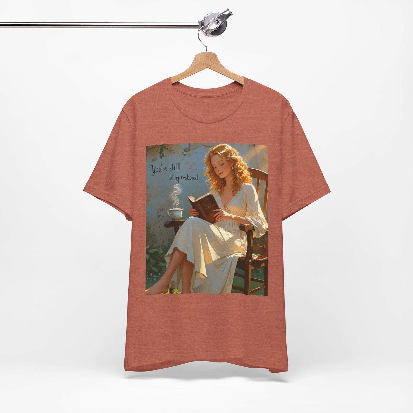 Relaxed Reading Tee - Vintage Aesthetic Tee, Book Lover Gift, Casual Wear, Literary Shirt, Cozy Fashion, women empowerment