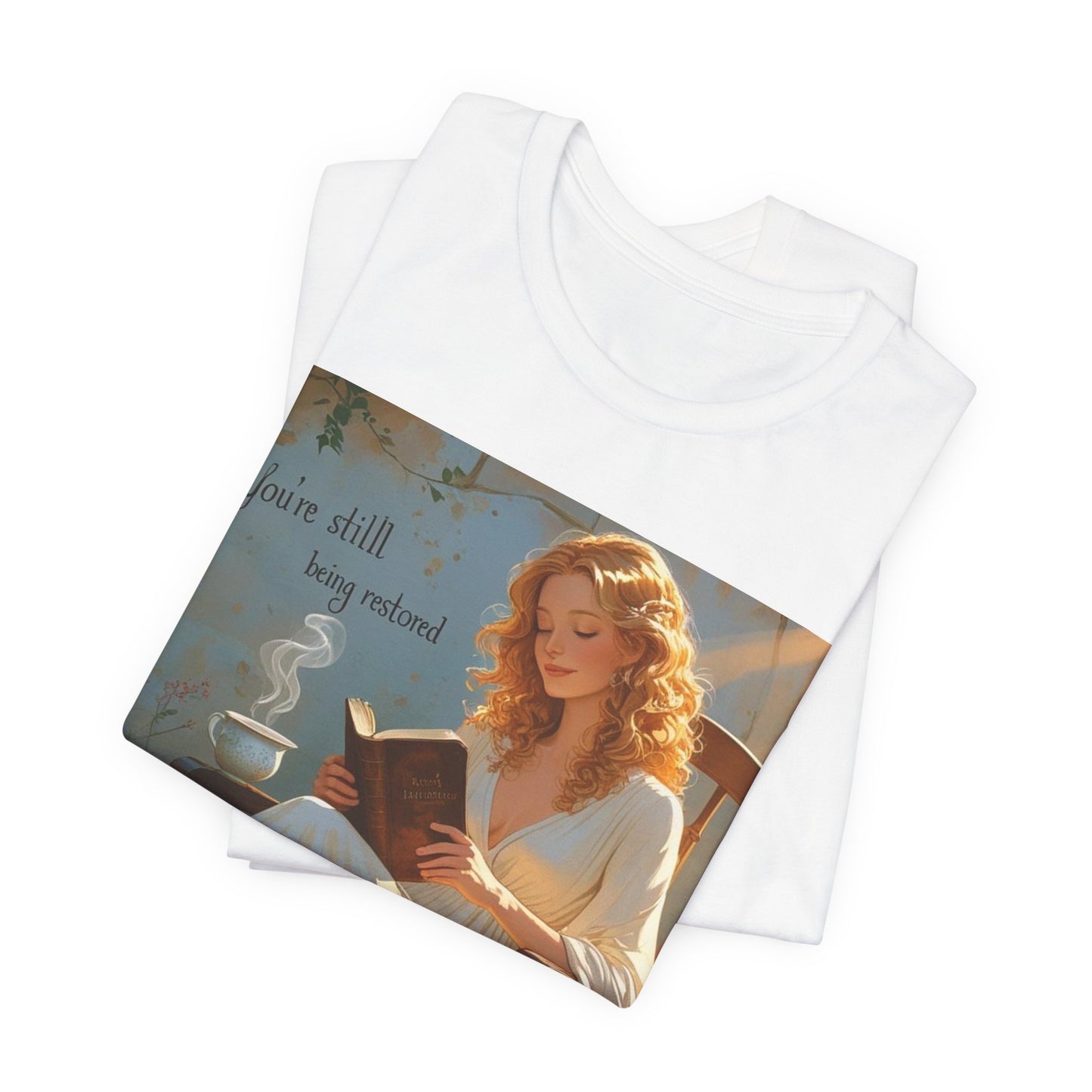 Relaxed Reading Tee - Vintage Aesthetic Tee, Book Lover Gift, Casual Wear, Literary Shirt, Cozy Fashion, women empowerment