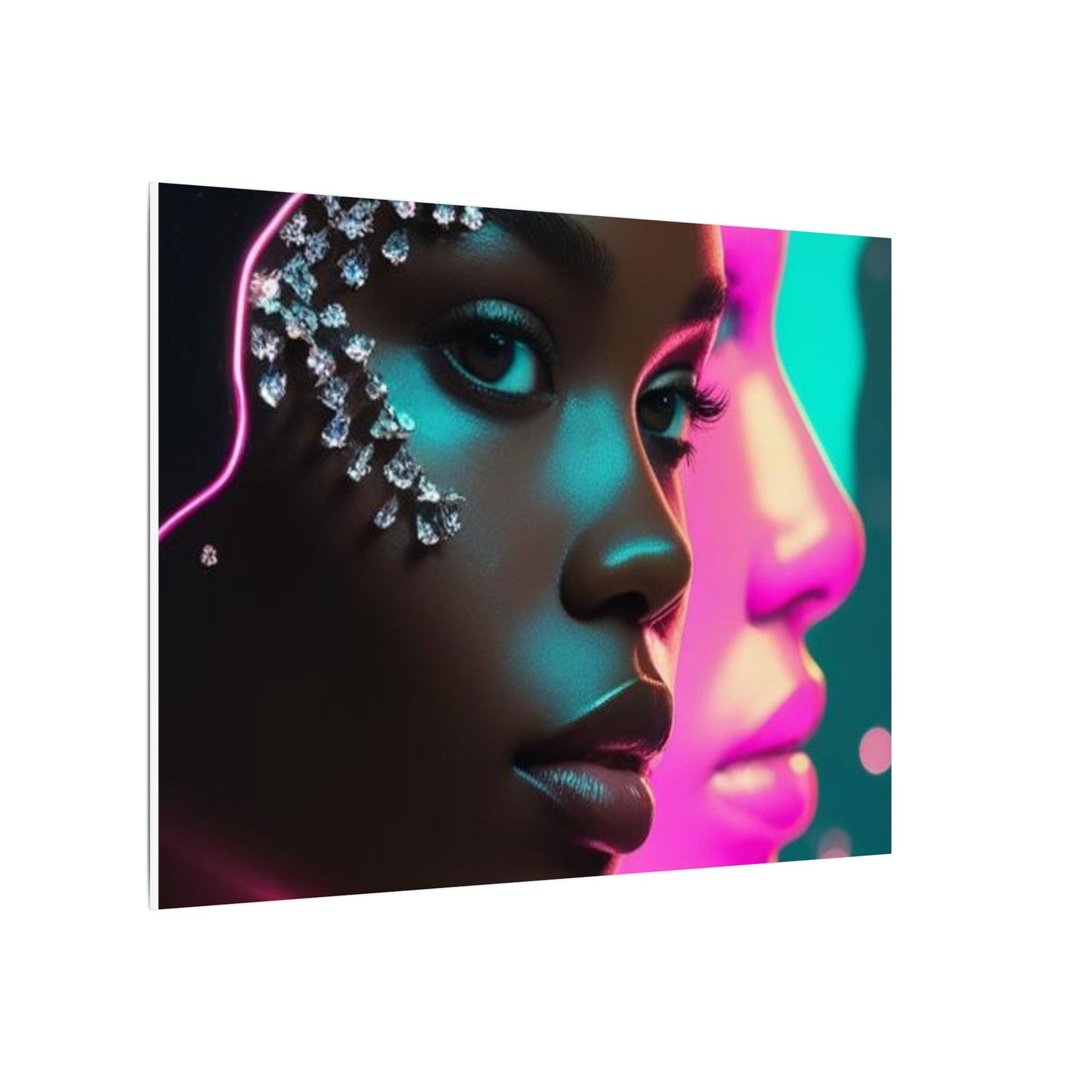 Vibrant Art Canvas Print, Wall Decor, Home Office Art, Unique Gift, Modern Design, Colorful Wall Hanging