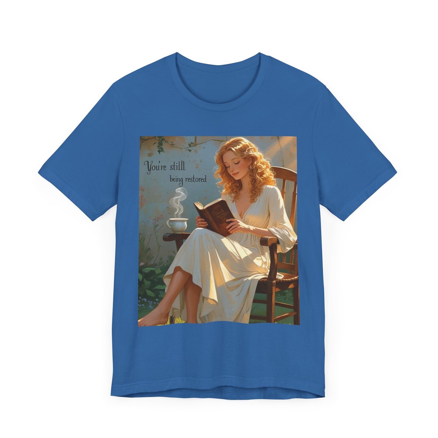 Relaxed Reading Tee - Vintage Aesthetic Tee, Book Lover Gift, Casual Wear, Literary Shirt, Cozy Fashion, women empowerment