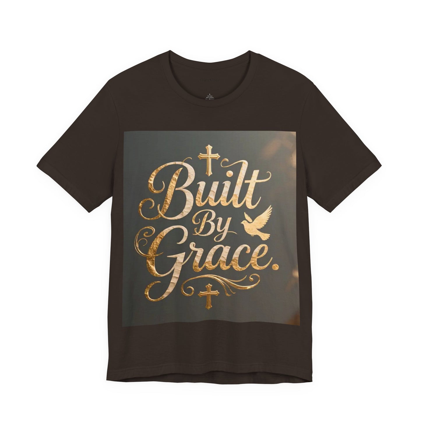 Built By Grace T‑Shirt — Christian Faith Inspirational Tee