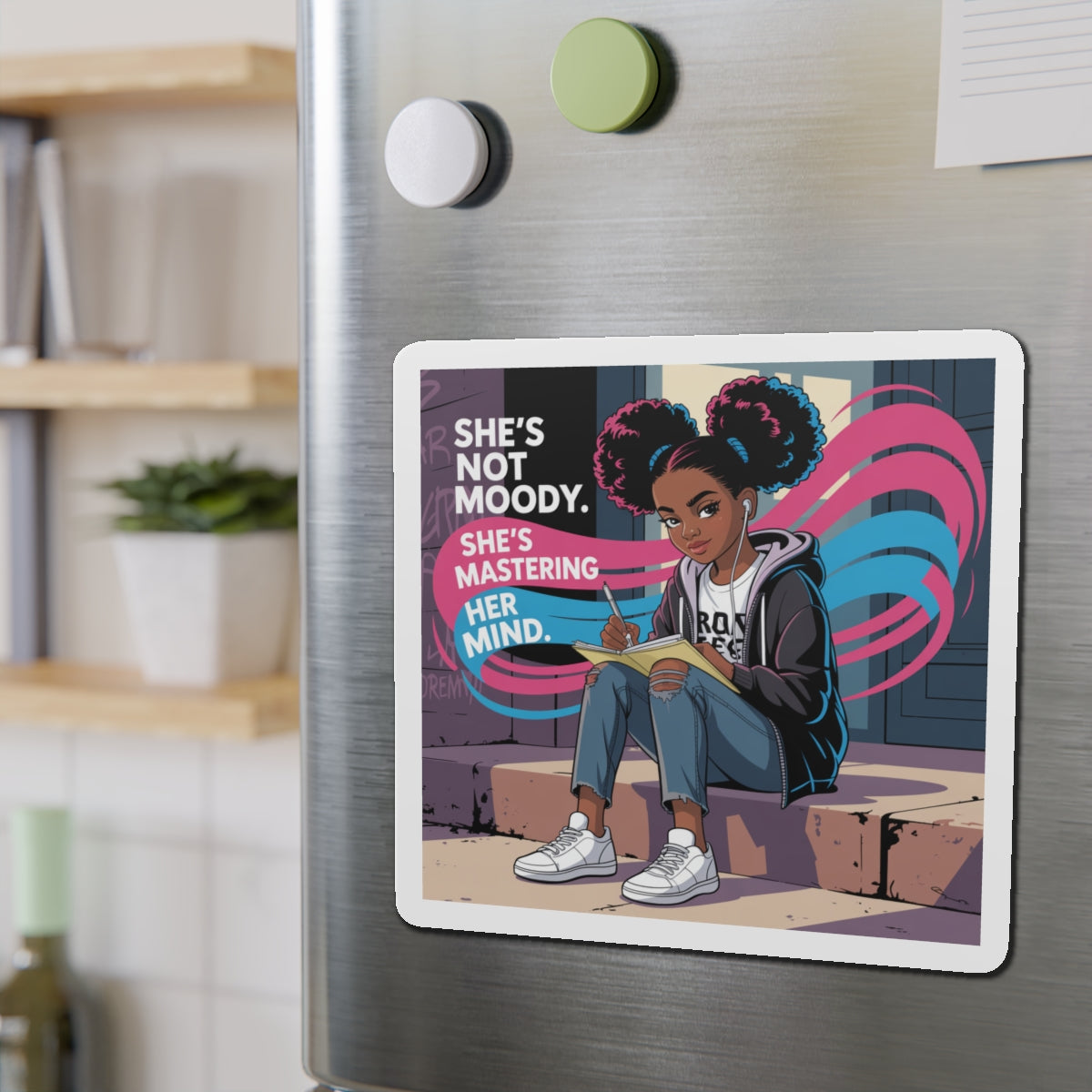 Empowering Die-Cut Magnets, Inspirational Art, Motivational Gifts, Office Decor, Teen Room Decor, Back to School Essentials