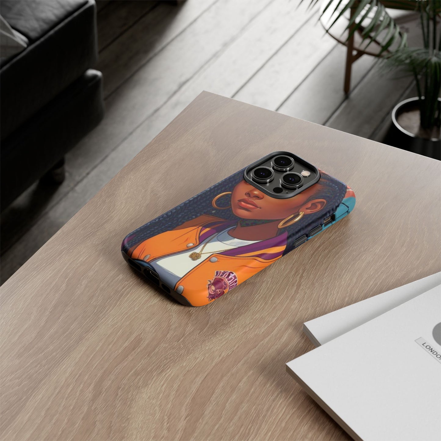 Stylish Phone Case - Urban Vibe, Tough Cases, Unique Artwork, Gifts for Teens, Trendy Accessories, Phone Protection, Girls