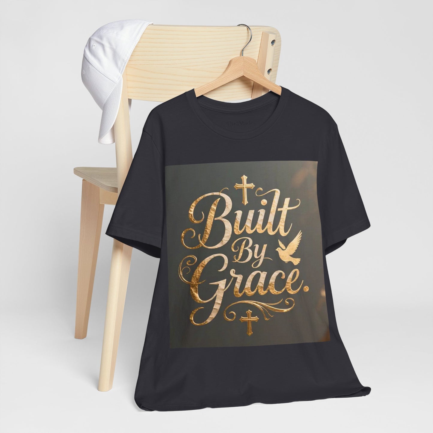 Built By Grace T‑Shirt — Christian Faith Inspirational Tee