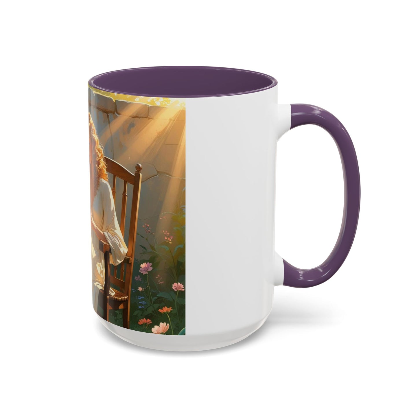 Accent Coffee Mug with Inspirational Design, Cozy Gift for Readers, Perfect for Relaxation, Home Decor, Warm Beverage Lover