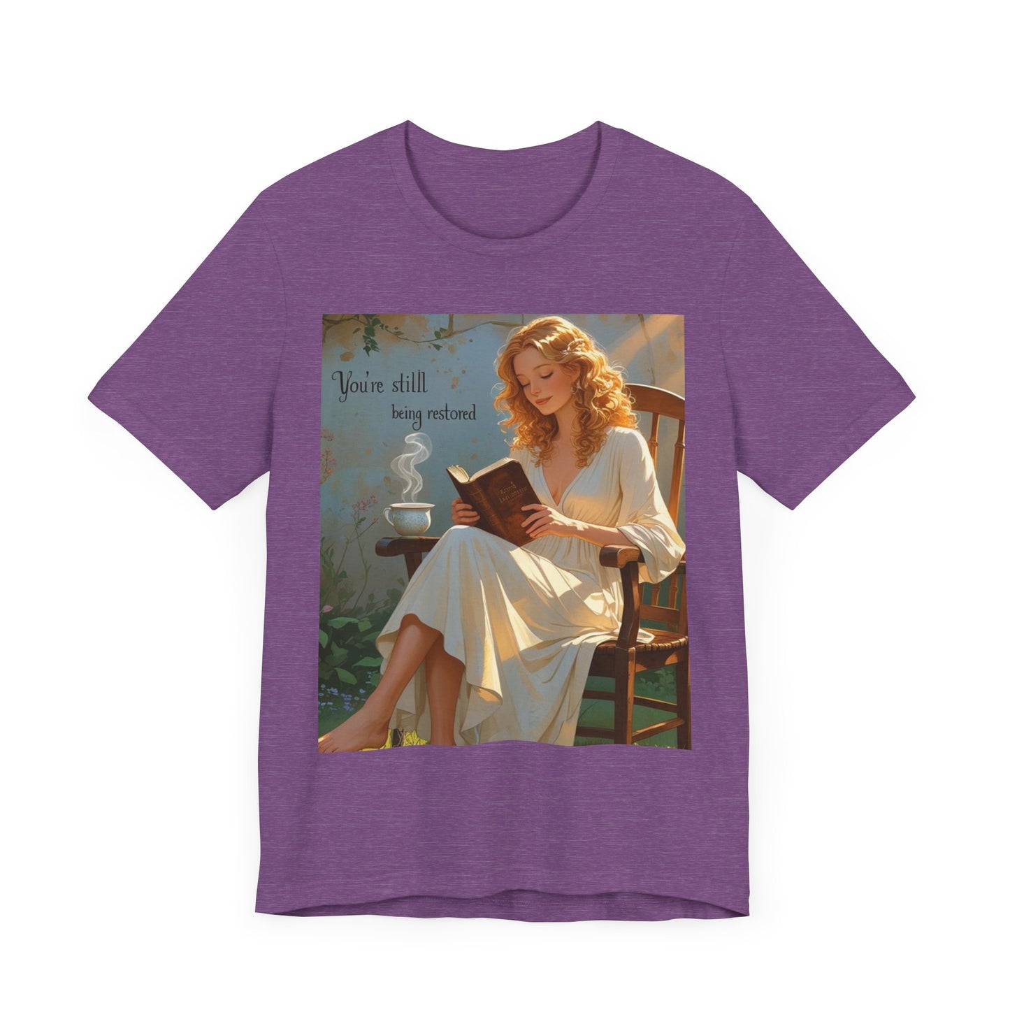 Relaxed Reading Tee - Vintage Aesthetic Tee, Book Lover Gift, Casual Wear, Literary Shirt, Cozy Fashion, women empowerment