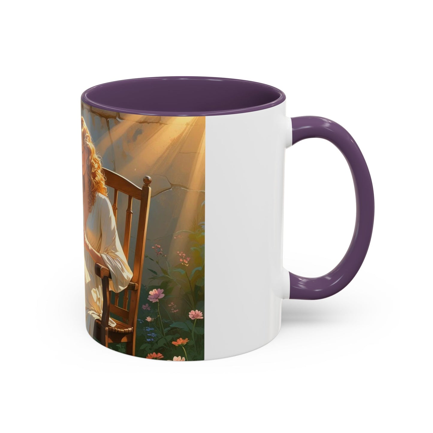 Accent Coffee Mug with Inspirational Design, Cozy Gift for Readers, Perfect for Relaxation, Home Decor, Warm Beverage Lover