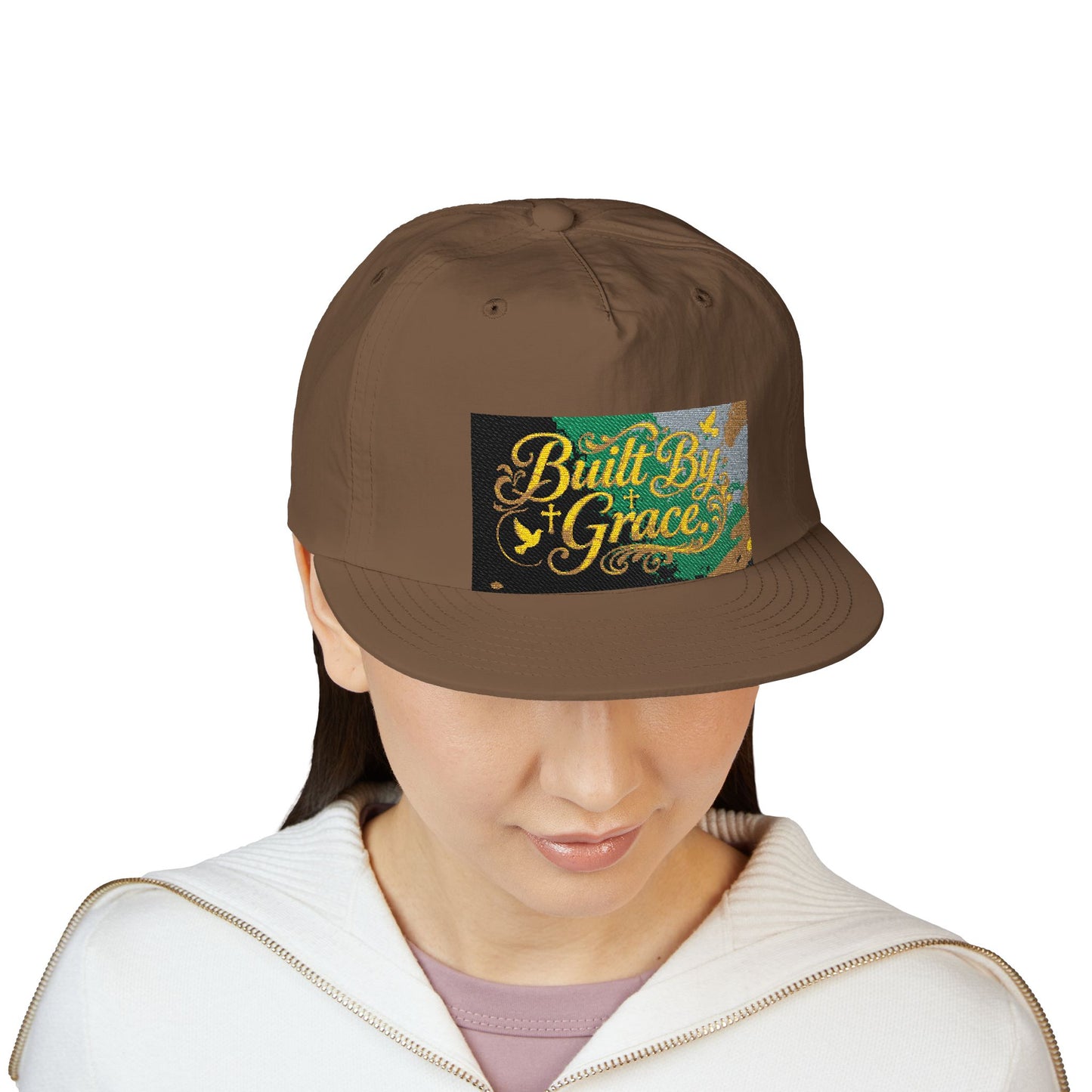 Built By Grace Surf Cap – Sequin Patch Beach Hat