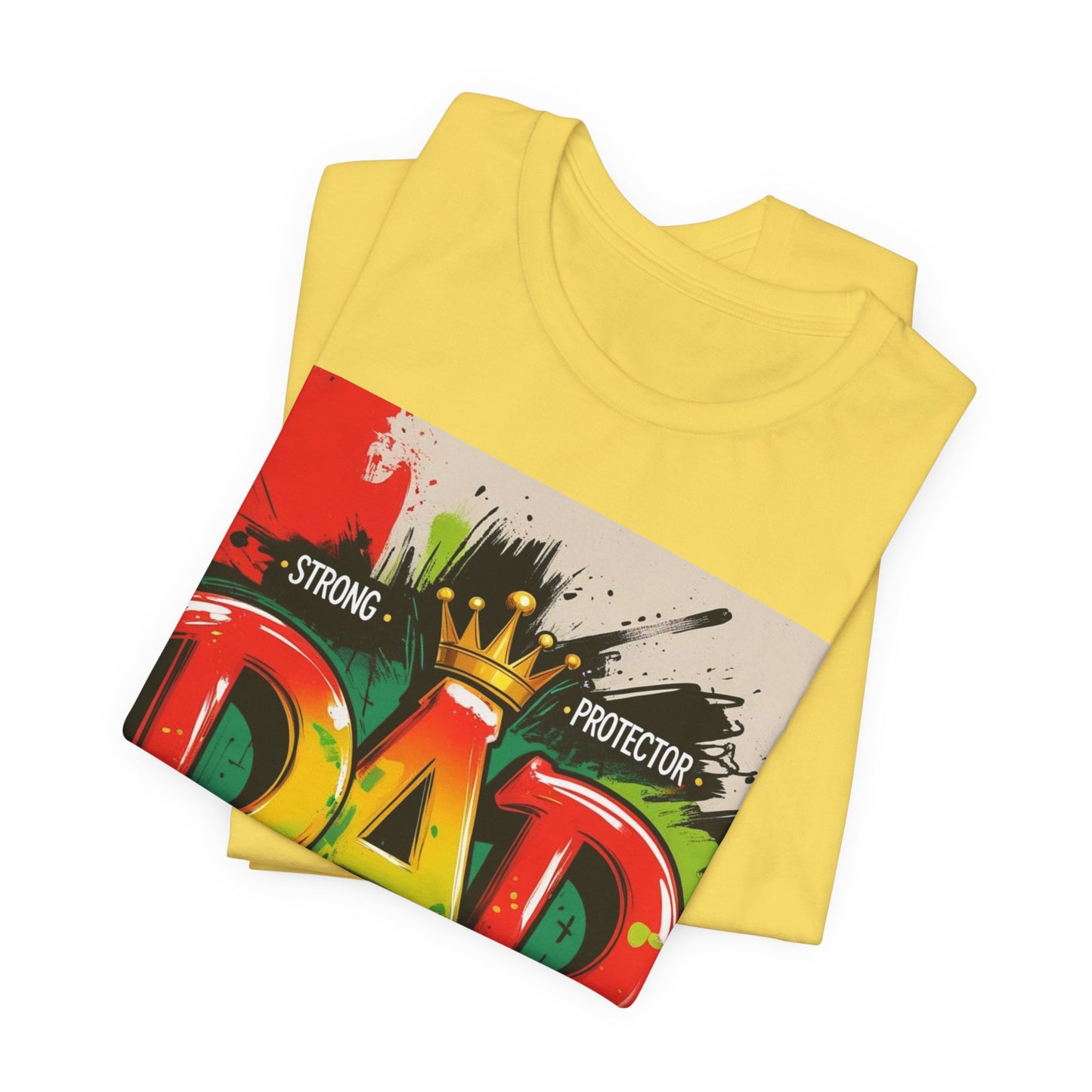 Strong Protector Dad Tee, Father's Day Gift, Dad T-Shirt, Spiritual Dad Shirt, Family Streetwear, Casual Gift for Him