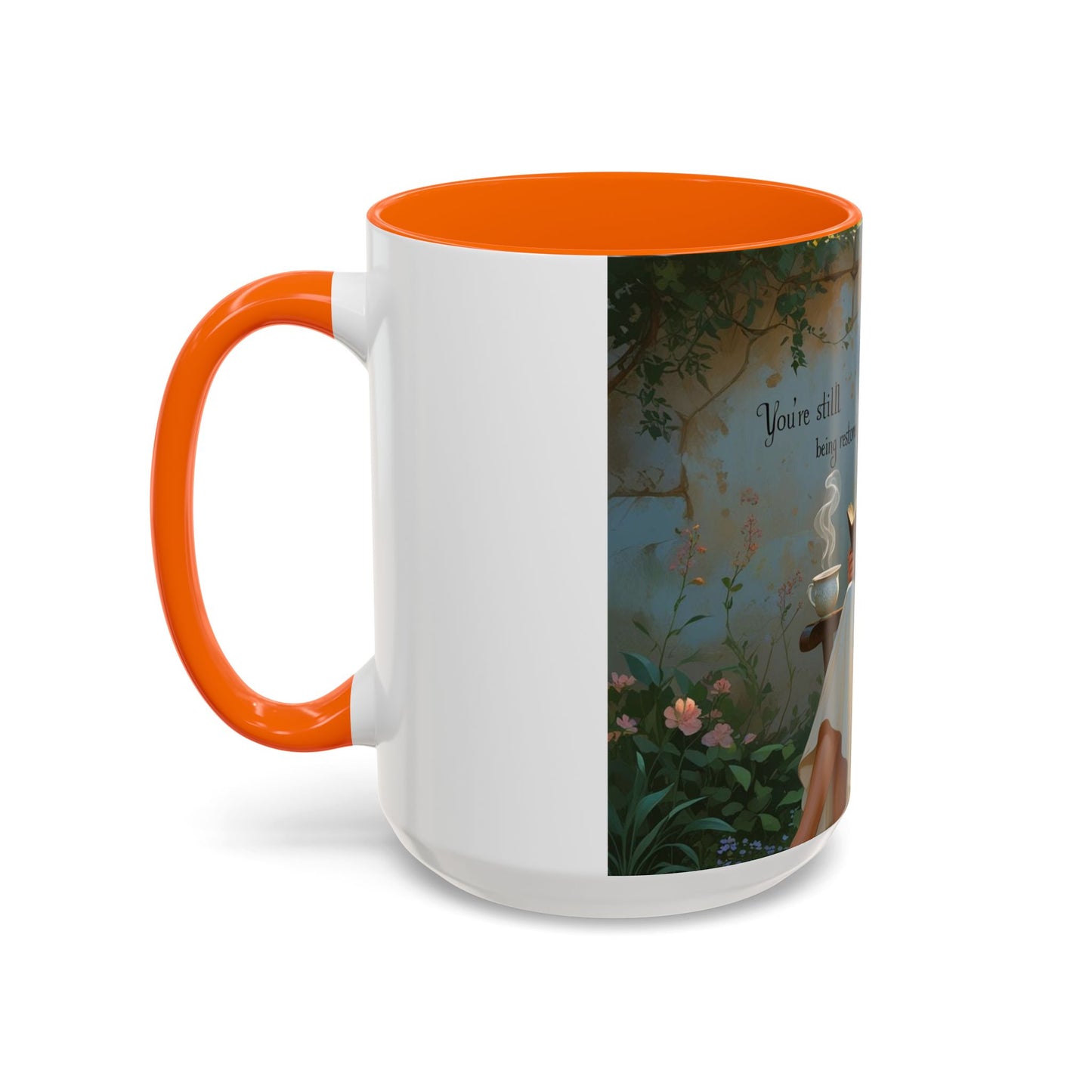 Accent Coffee Mug with Inspirational Design, Cozy Gift for Readers, Perfect for Relaxation, Home Decor, Warm Beverage Lover
