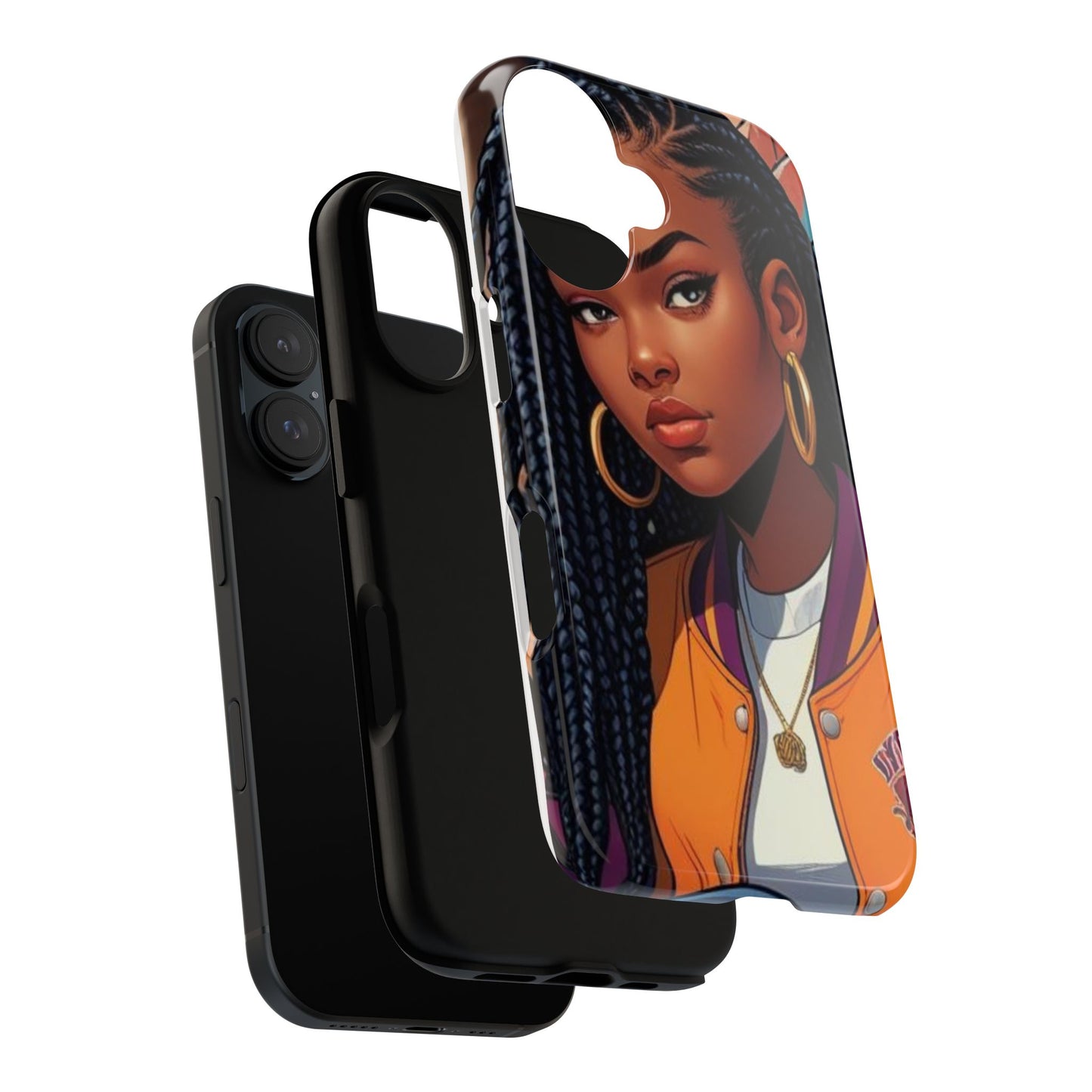 Stylish Phone Case - Urban Vibe, Tough Cases, Unique Artwork, Gifts for Teens, Trendy Accessories, Phone Protection, Girls
