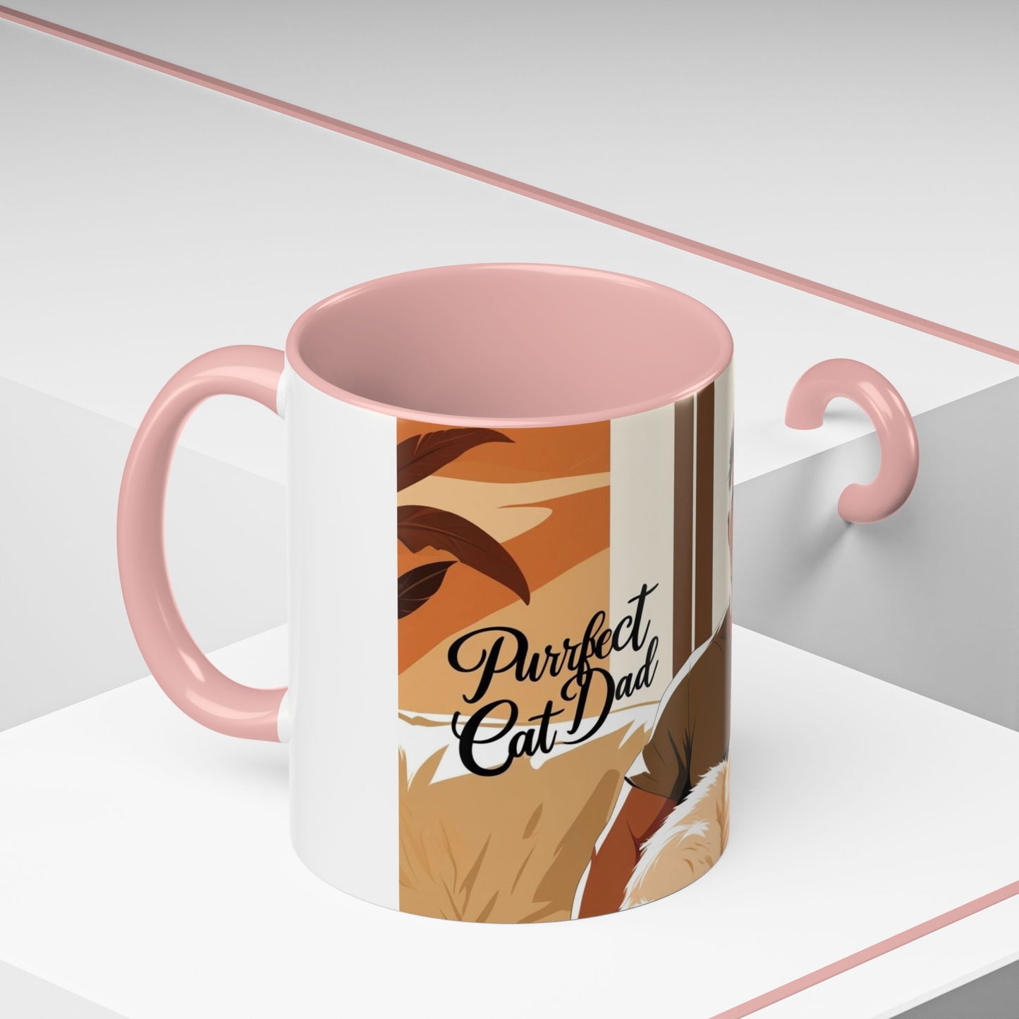 Perfect Dad Coffee Mug | Cat Lover Gift | Fun Mug for Dad | Personalized Drinkware | Fathers Day Gift Idea | Coffee Cup for Cat Dads