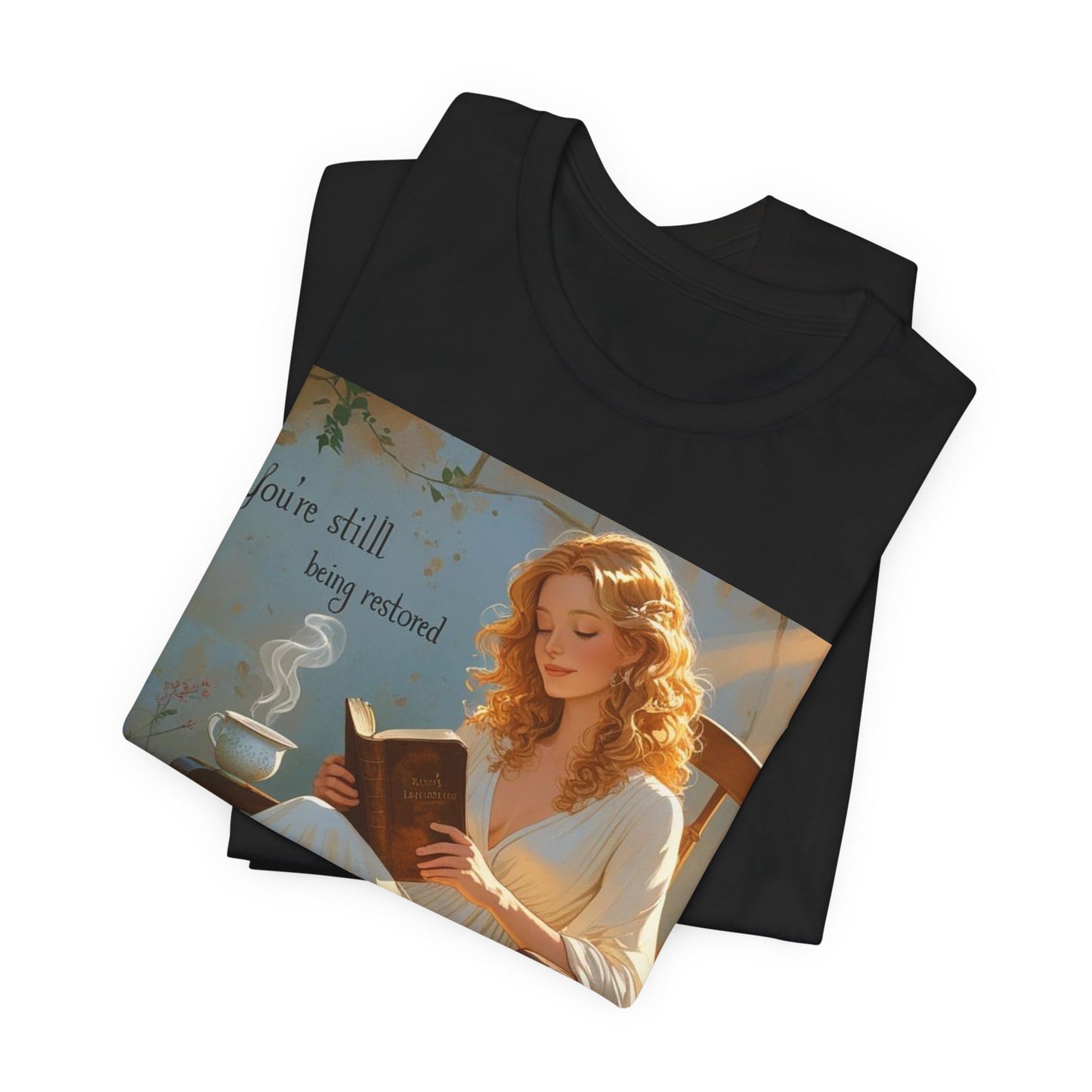 Relaxed Reading Tee - Vintage Aesthetic Tee, Book Lover Gift, Casual Wear, Literary Shirt, Cozy Fashion, women empowerment