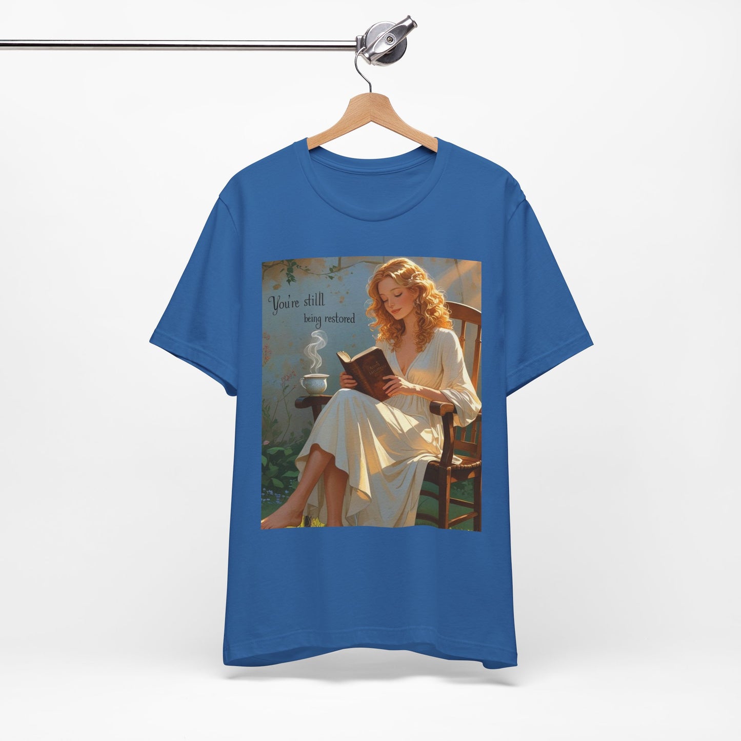 Relaxed Reading Tee - Vintage Aesthetic Tee, Book Lover Gift, Casual Wear, Literary Shirt, Cozy Fashion, women empowerment