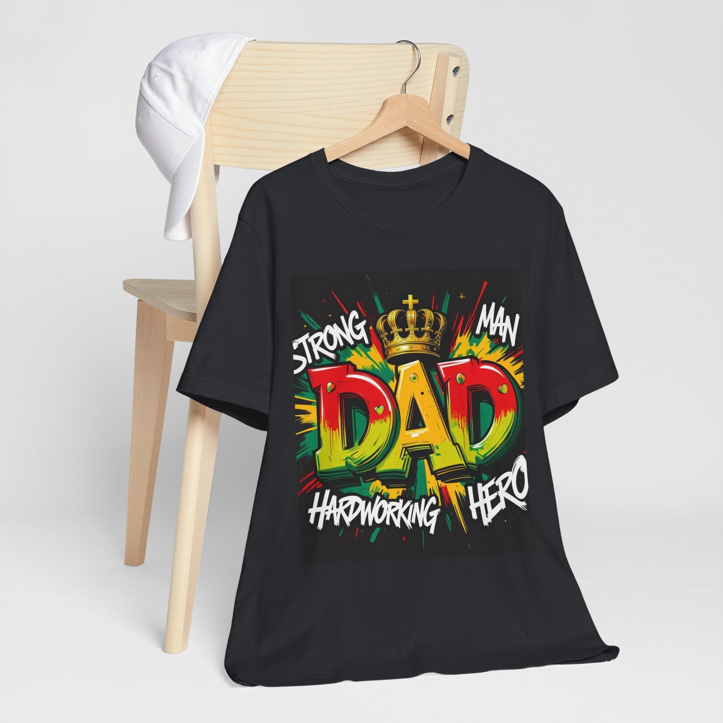 Strong Dad Graphic Tee - Perfect Father's Day Gift, Casual Summer Wear, Men's T-Shirt, Inspirational Apparel, Unique Dad Shirt