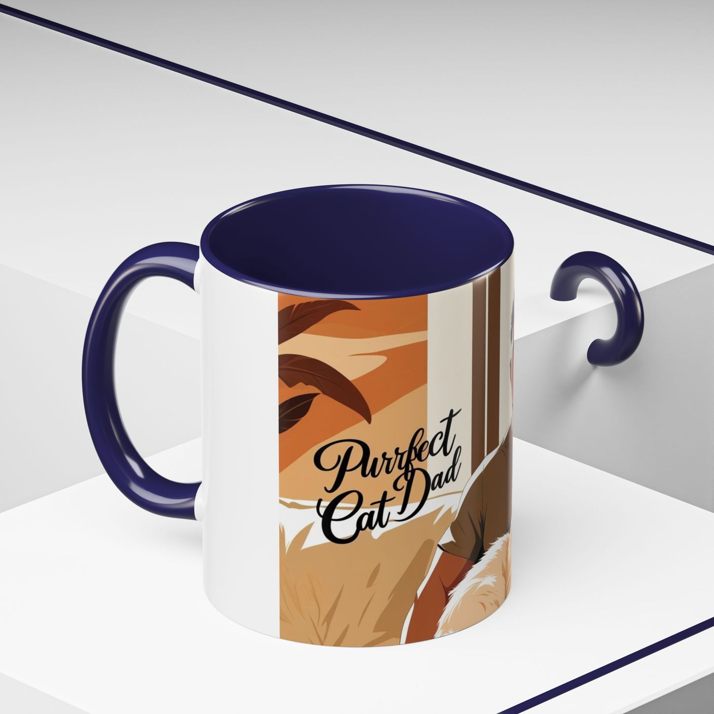 Perfect Dad Coffee Mug | Cat Lover Gift | Fun Mug for Dad | Personalized Drinkware | Fathers Day Gift Idea | Coffee Cup for Cat Dads