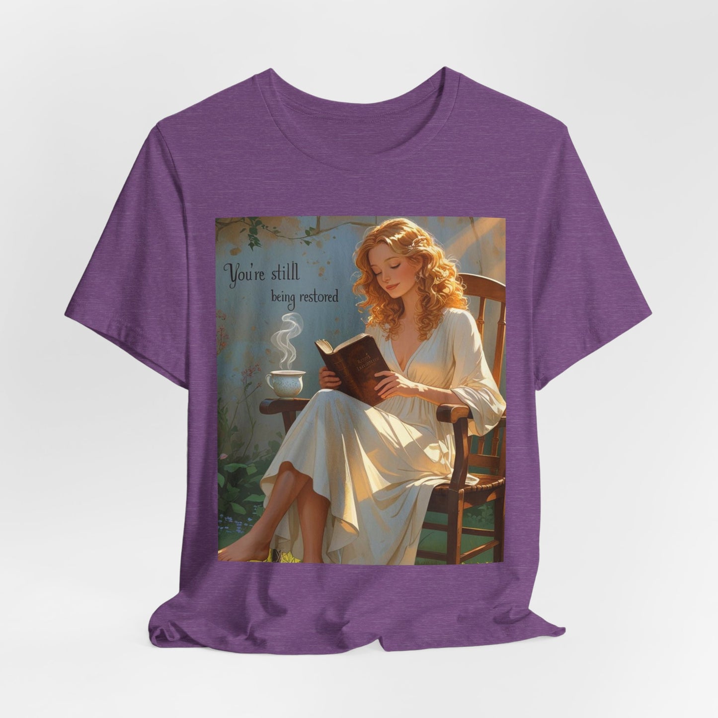 Relaxed Reading Tee - Vintage Aesthetic Tee, Book Lover Gift, Casual Wear, Literary Shirt, Cozy Fashion, women empowerment
