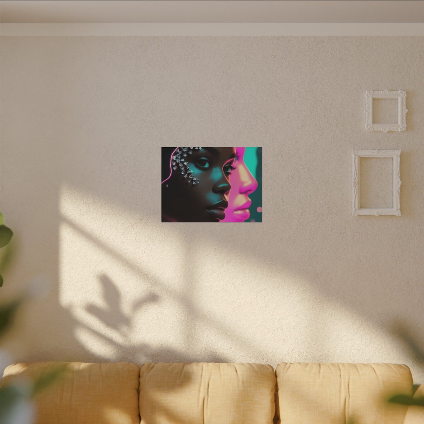 Vibrant Art Canvas Print, Wall Decor, Home Office Art, Unique Gift, Modern Design, Colorful Wall Hanging