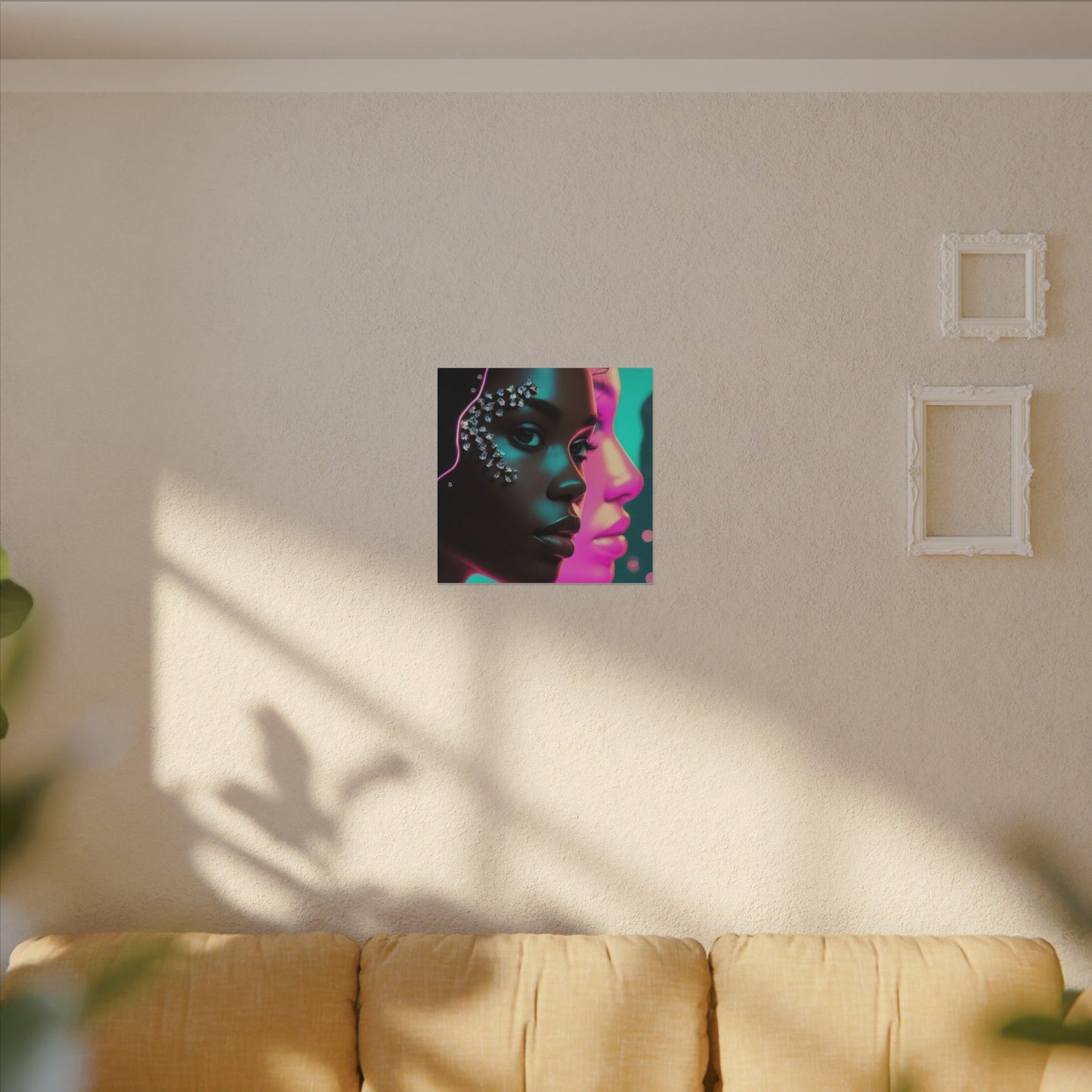 Vibrant Art Canvas Print, Wall Decor, Home Office Art, Unique Gift, Modern Design, Colorful Wall Hanging