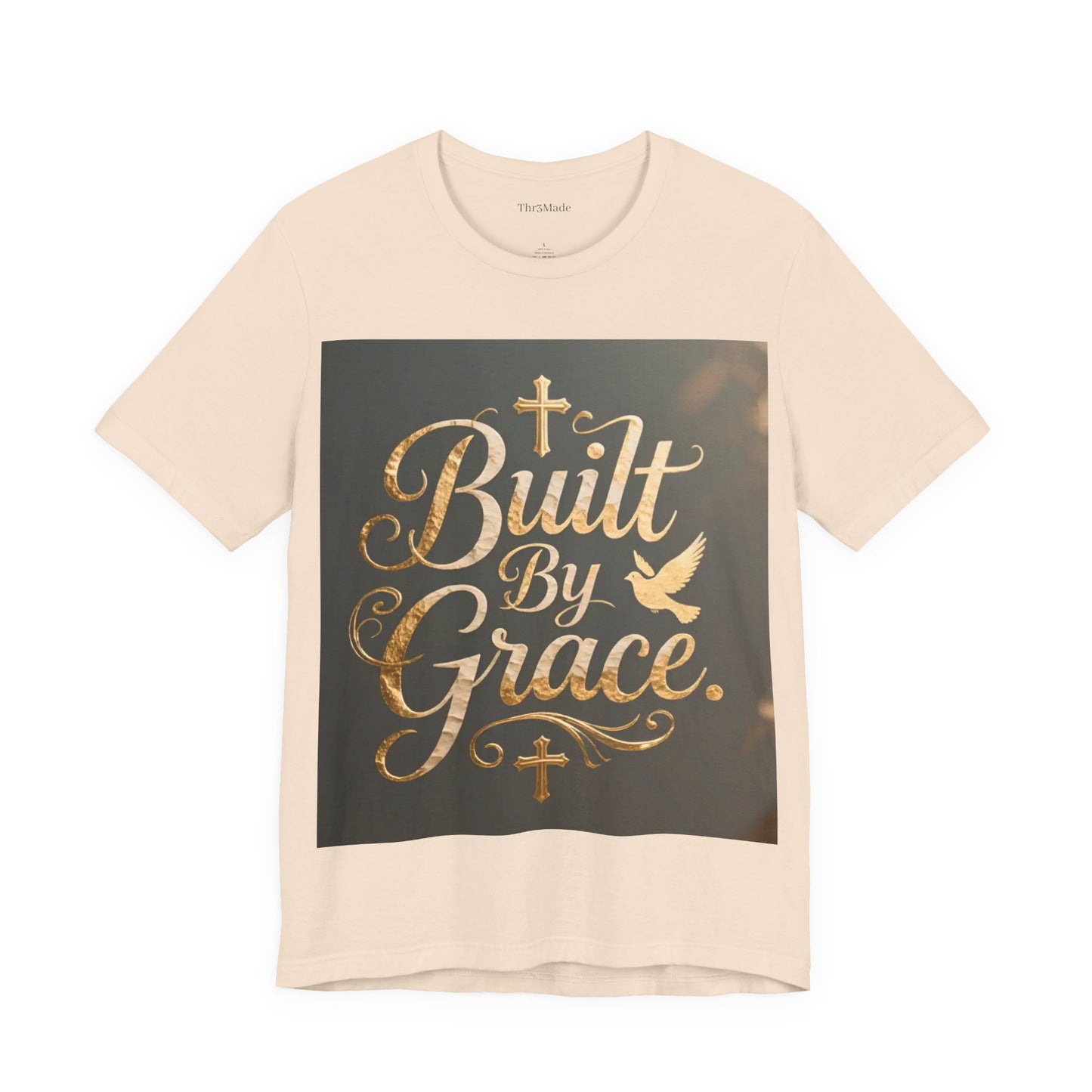Built By Grace T‑Shirt — Christian Faith Inspirational Tee