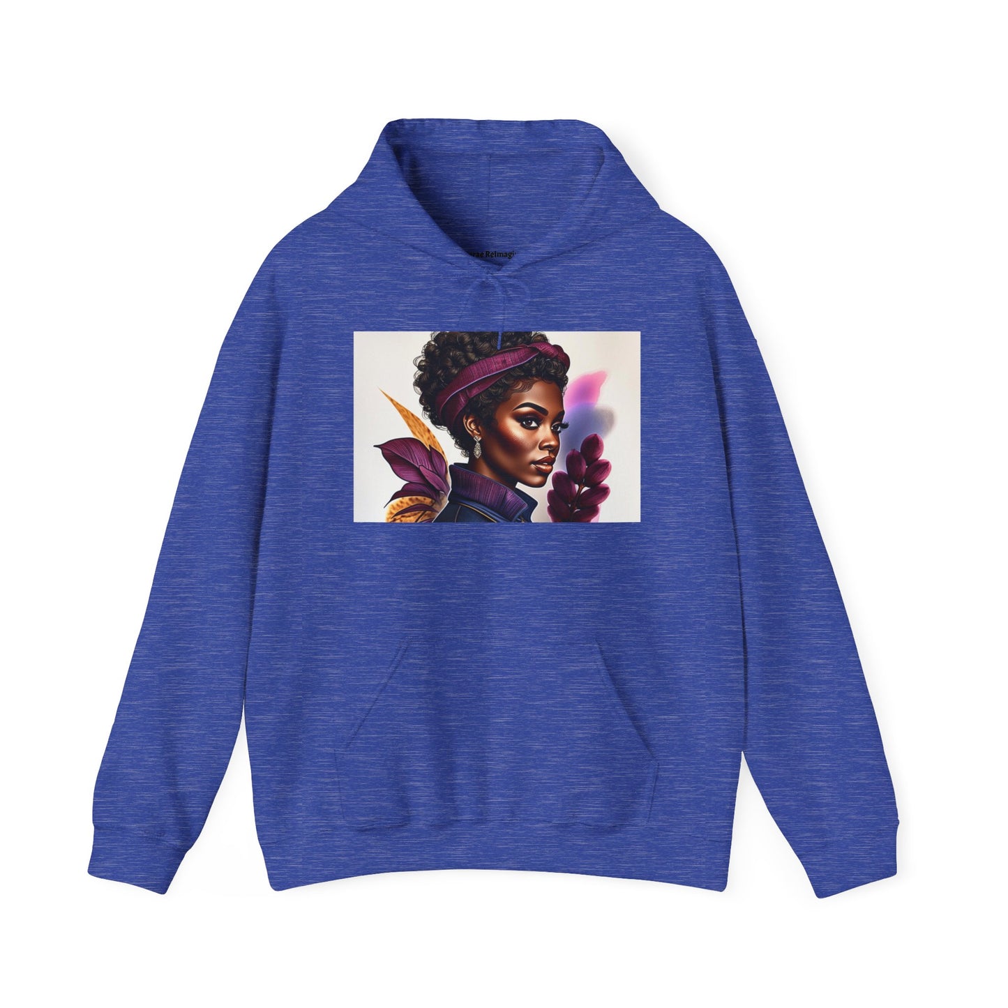 Vibrant Art Hoodie, Unique Sweatshirt, Cozy Women’s Top, Stylish Gift for Her, Black Artist Design