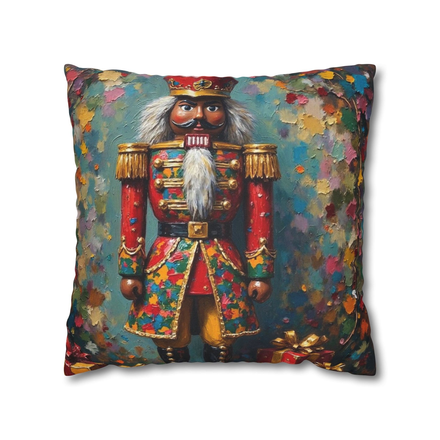 Nutcracker Decorative Pillow, Holiday Home Decor, Christmas Throw Pillow, Festive Cushion, Seasonal Accent Pillow, Gift Idea